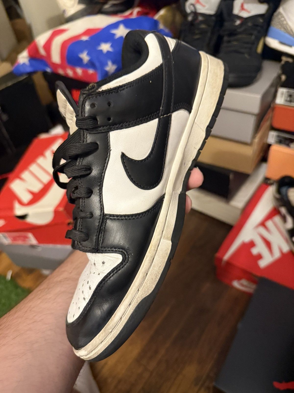 Nike Panda dunk low size 9 cooked Size US 9 / EU 42 - 3 Thumbnail