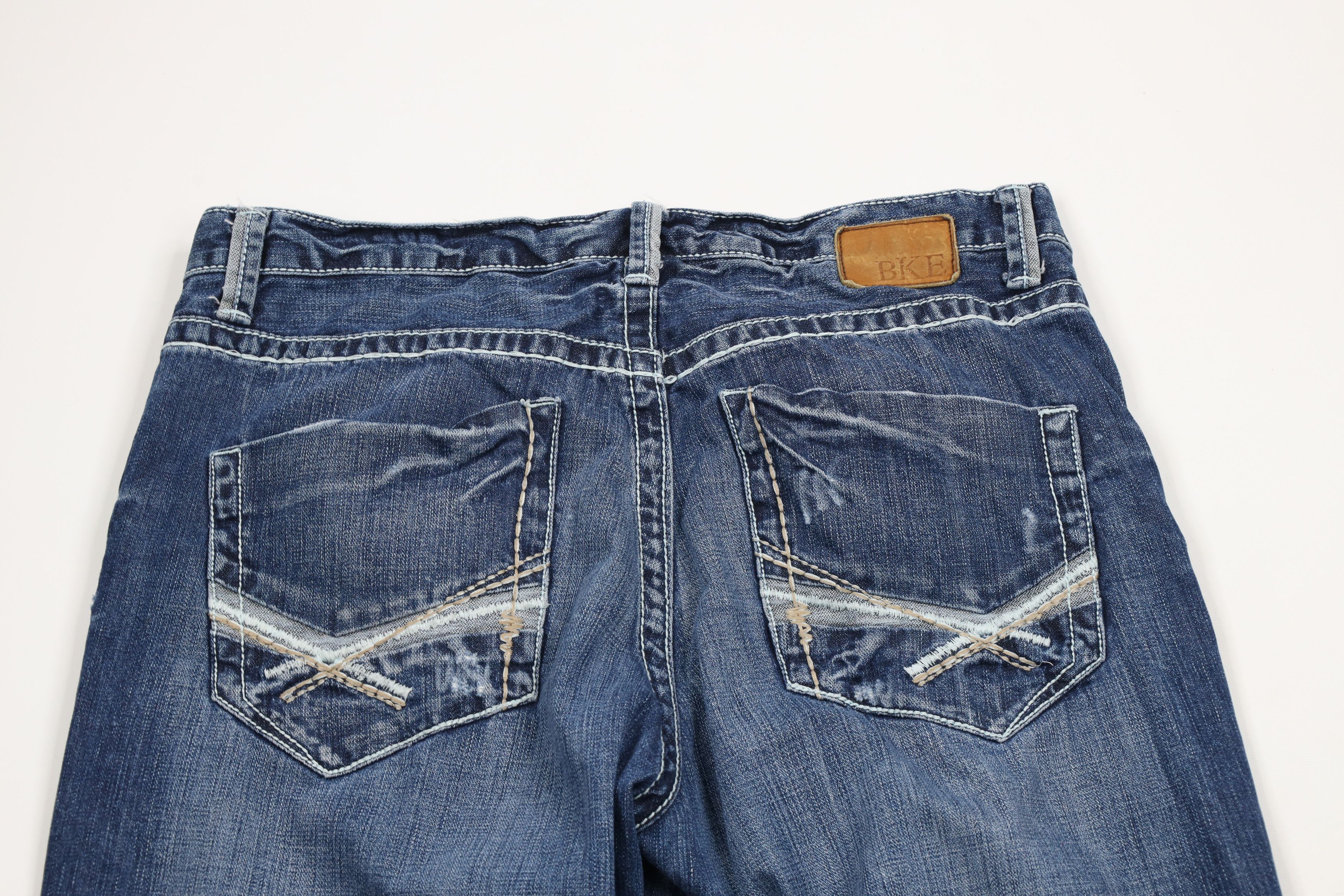 BKE × Vintage Buckle BKE Stitch Tyler Bootcut Flared Denim Jeans Blue Size US 36 / EU 52 - 8 Thumbnail