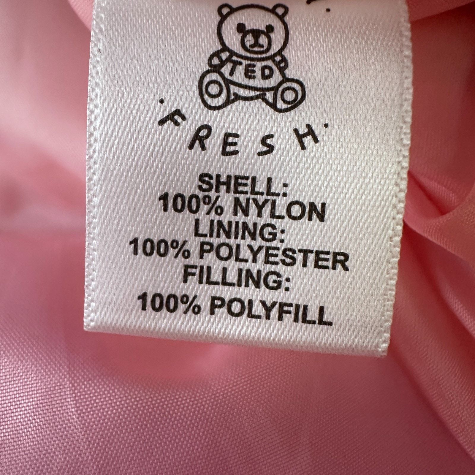 Teddy Fresh Teddy Fresh Quilted Puffer Jacket Mens M Pink Green White Size US M / EU 48-50 / 2 - 7 Thumbnail