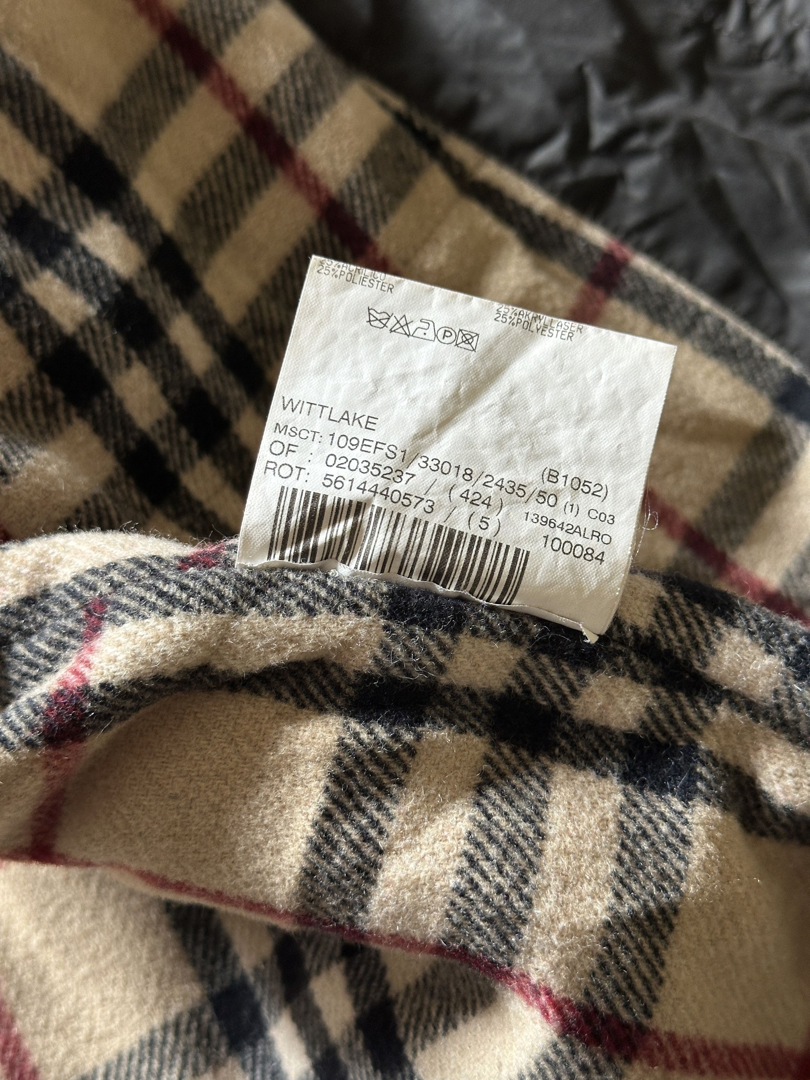 Burberry Burberry Witt Lake Waxed Cotton Field Jacket Nova Check sz.L Size US L / EU 52-54 / 3 - 15 Thumbnail
