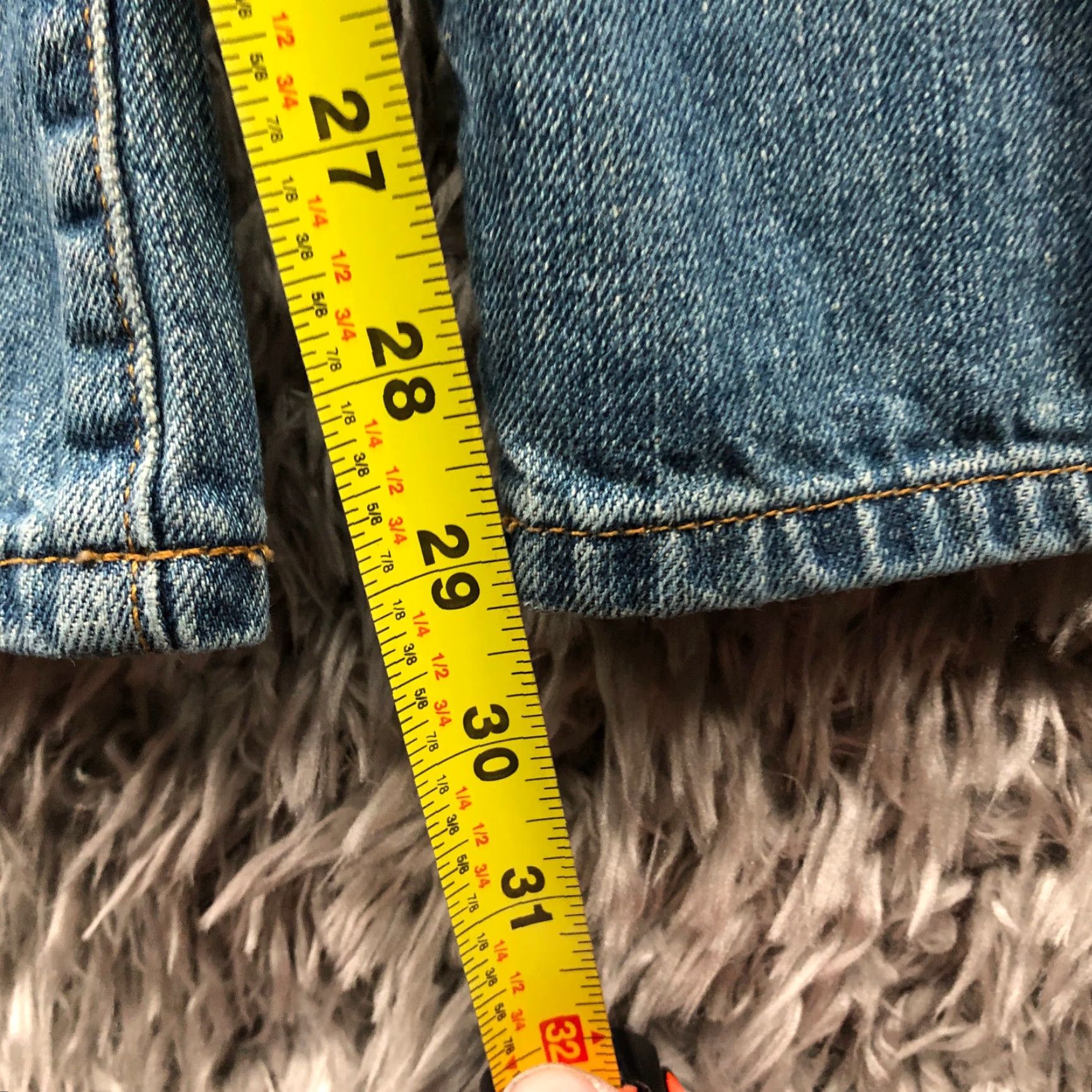 Apt. 9 Apt.9 Jeans Dark Wash Blue Denim 32x32 Mens Relaxed Straight Leg 5-Pocket Baggy Mid Rise Denim Jeans Mens Size US 32 / EU 48 - 3 Thumbnail