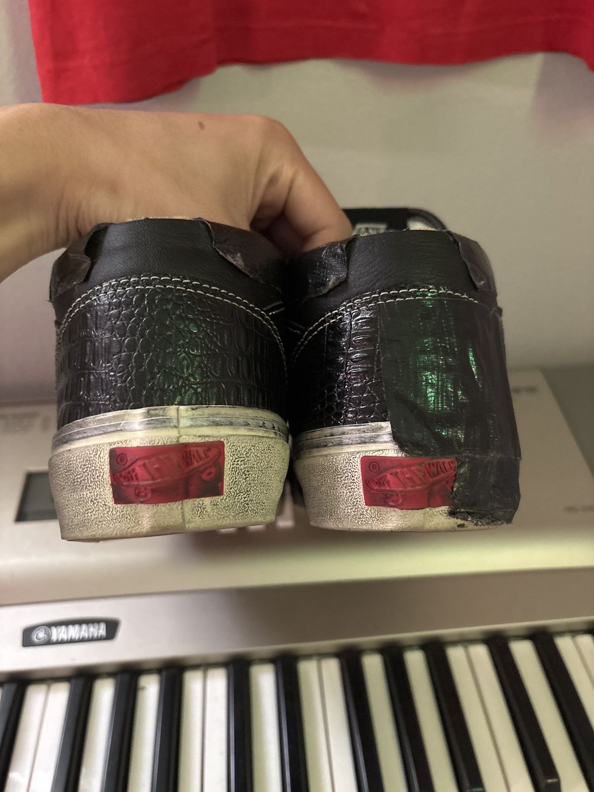 Vans Vans Vault Half Cab EF LX "Duct Tape" Black Size US 7 / EU 40 - 9 Thumbnail