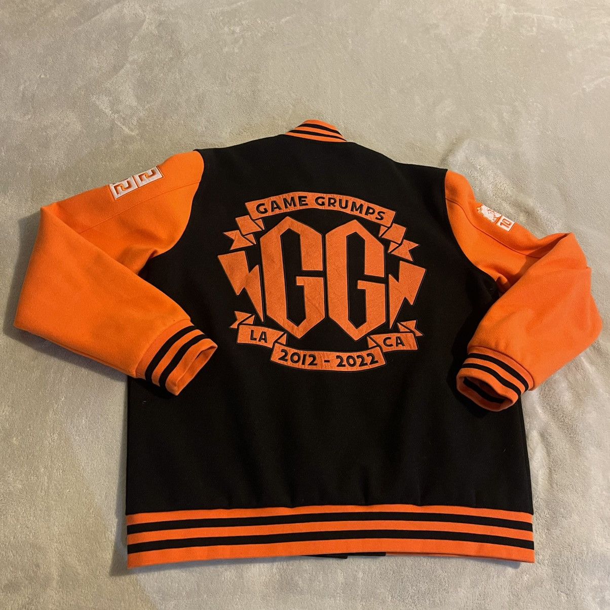 Other Game Grumps Jacket Men 2XL Black Varsity Limited Edition Size US XXL / EU 58 / 5 - 1 Thumbnail
