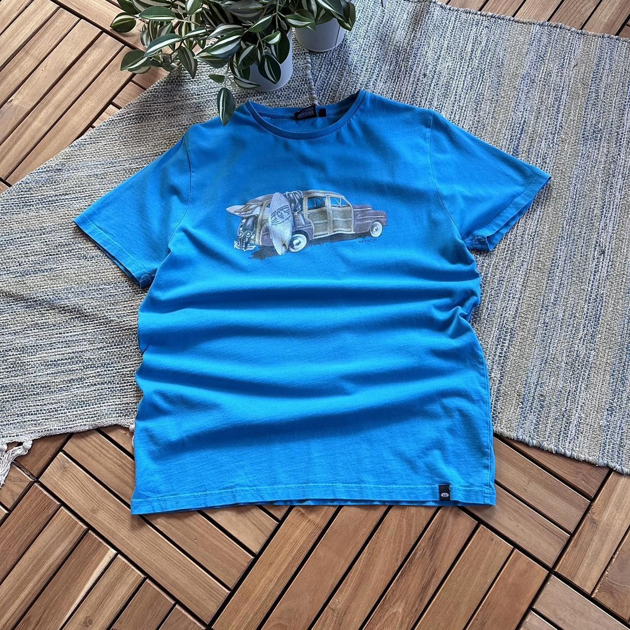 Other Vintage Y2K Animal Print Chilling Car Surfcore Tee T-shirt Size US M / EU 48-50 / 2 - 1 Thumbnail