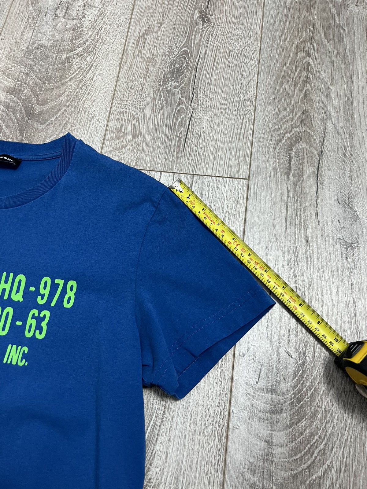 Diesel Diesel Y2K T-Shirt Big Print Hype Tee Blue Size US L / EU 52-54 / 3 - 14 Thumbnail