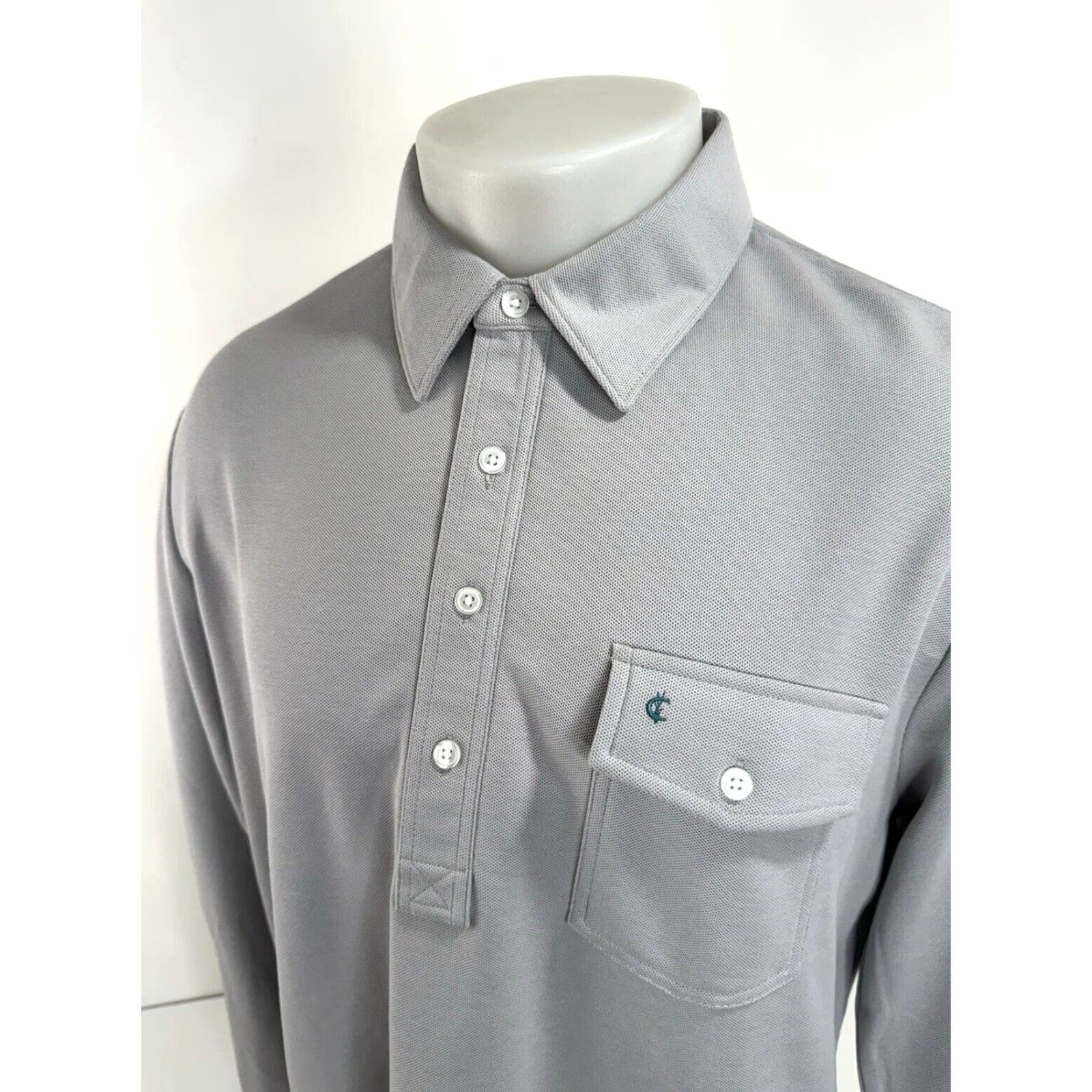 Logo 7 Criquet Rugby Mens L Pullover Knit Embroidered Logo Shirt (New w TAG) Size US L / EU 52-54 / 3 - 2 Thumbnail