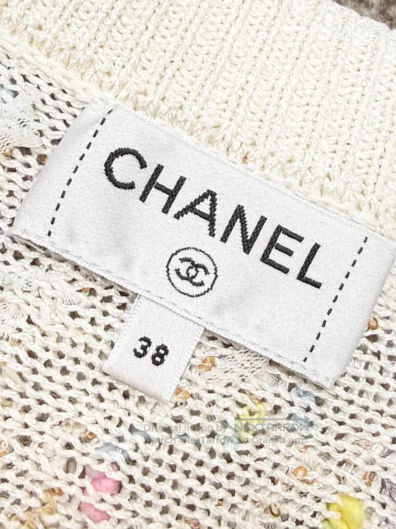 Chanel Chanel Glitter tassel sequin crystal yarn knitted cardigan Size XS / US 0-2 / IT 36-38 - 6 Thumbnail