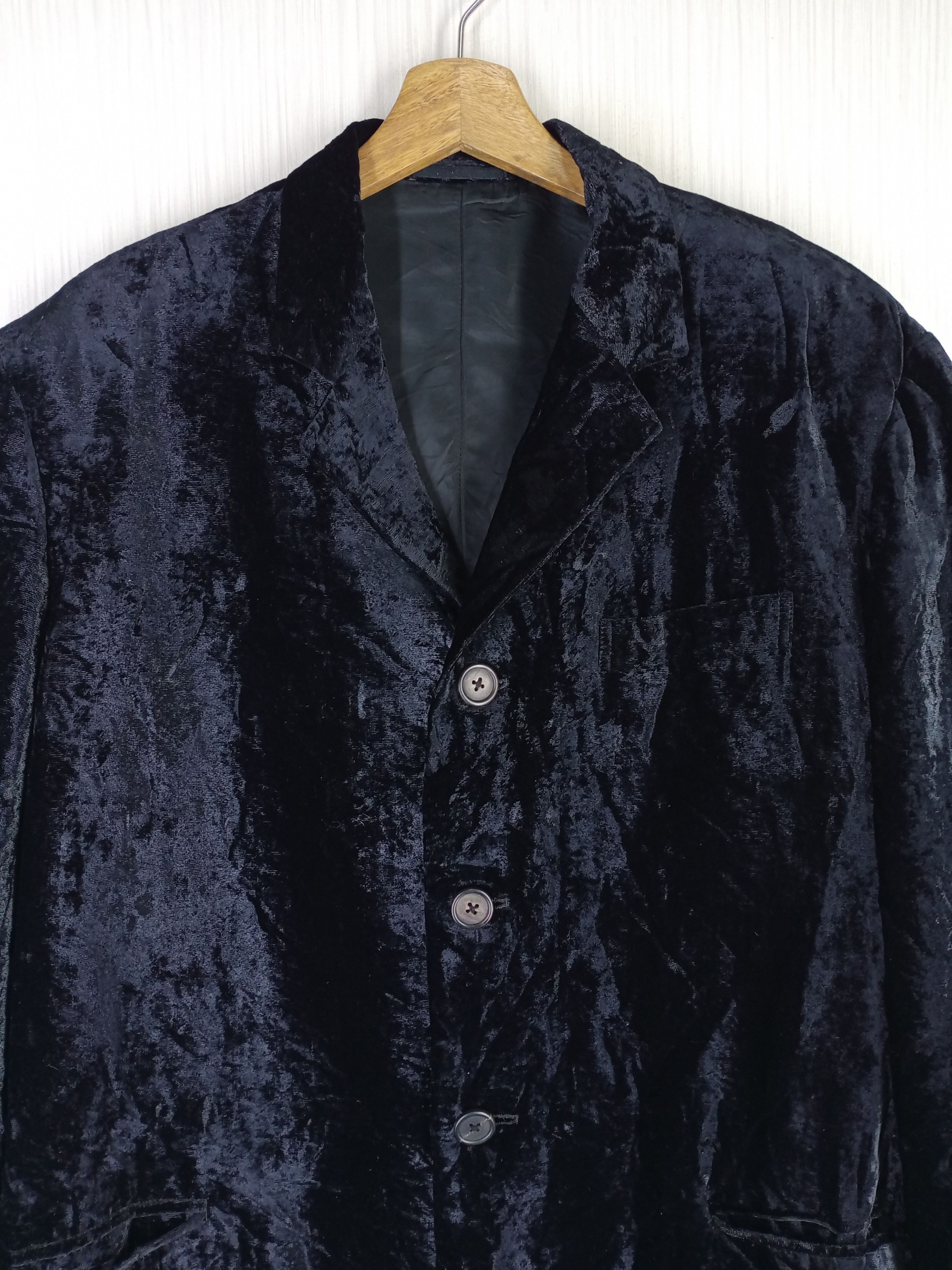 Y's for Men VINTAGE Y'S FOR MEN BY YOHJI YAMAMOTO VELVET BLAZER Size US M / EU 48-50 / 2 - 2 Thumbnail