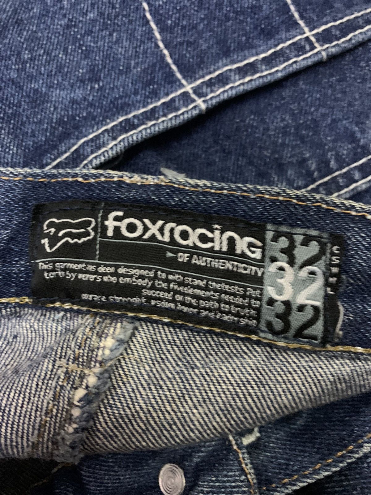 Fox Racing Vintage 90s Fox Racing Baggy Cargo Pant Size US 31 - 8 Thumbnail