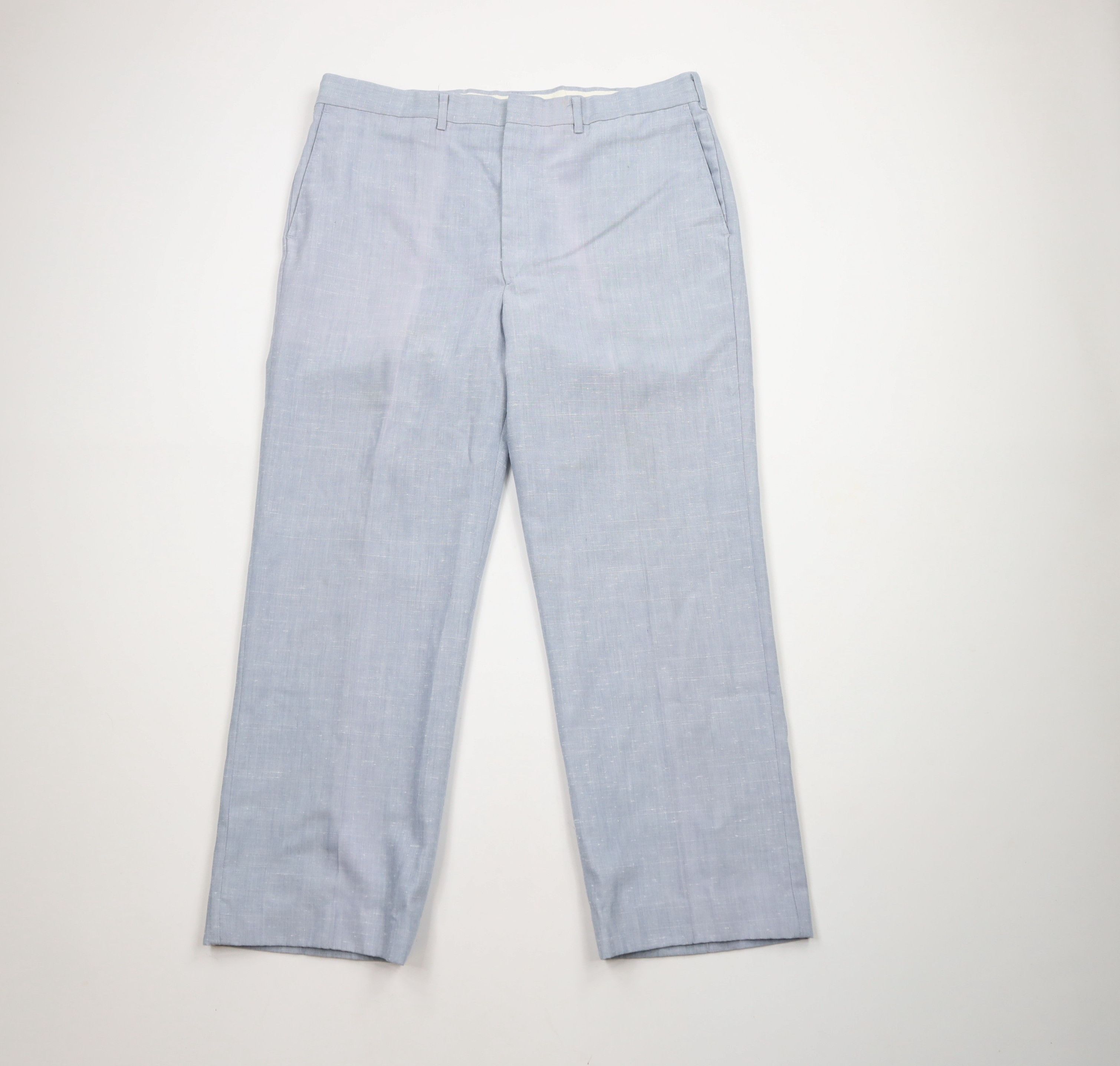 Vintage Vintage 70s Rockabilly Atomic Fleck Wide Leg Chino Pants USA Size US 36 / EU 52 - 1 Thumbnail
