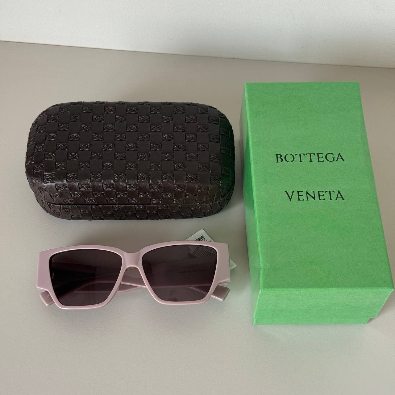 Bottega Veneta Bottega Veneta BV1285S 004 Pink Sunglasses, New with Tags Size ONE SIZE - 3 Thumbnail