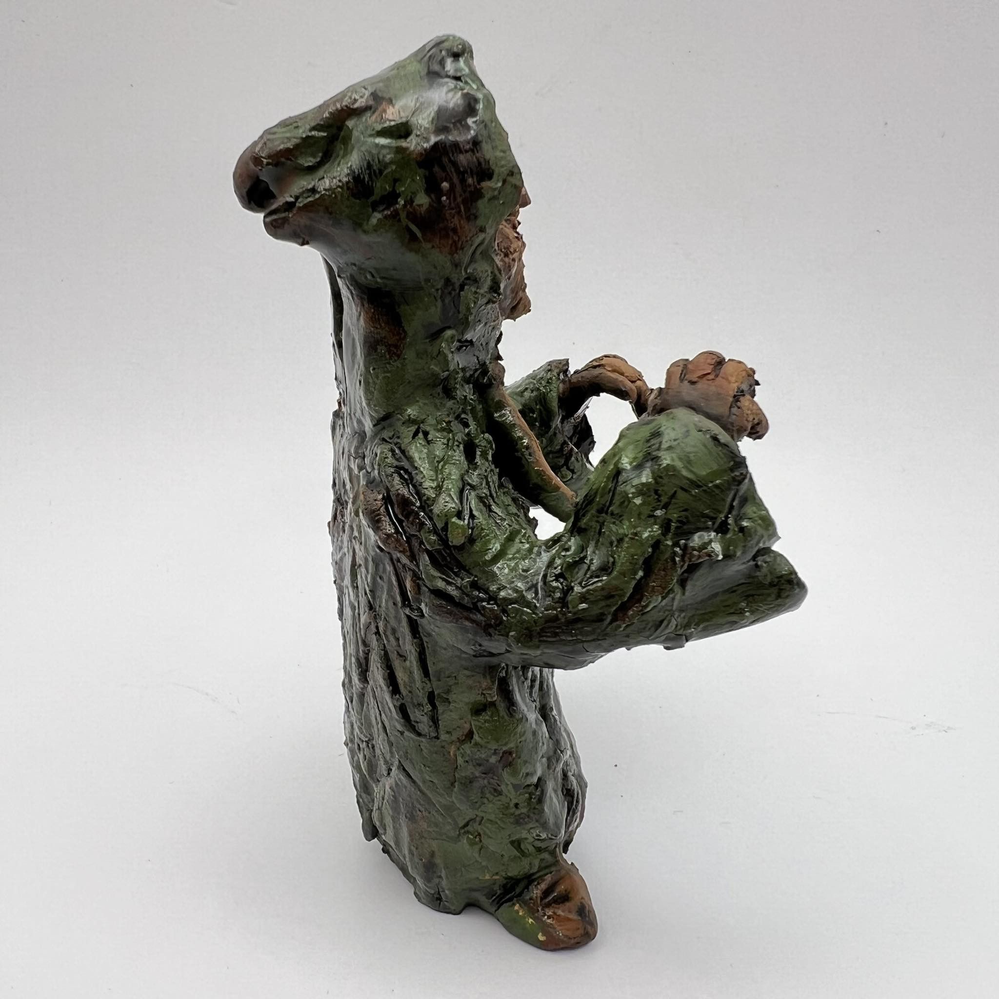 Vintage Art Ceramic Figurine Granny Scary Character USSR Cartoon Size ONE SIZE - 6 Thumbnail