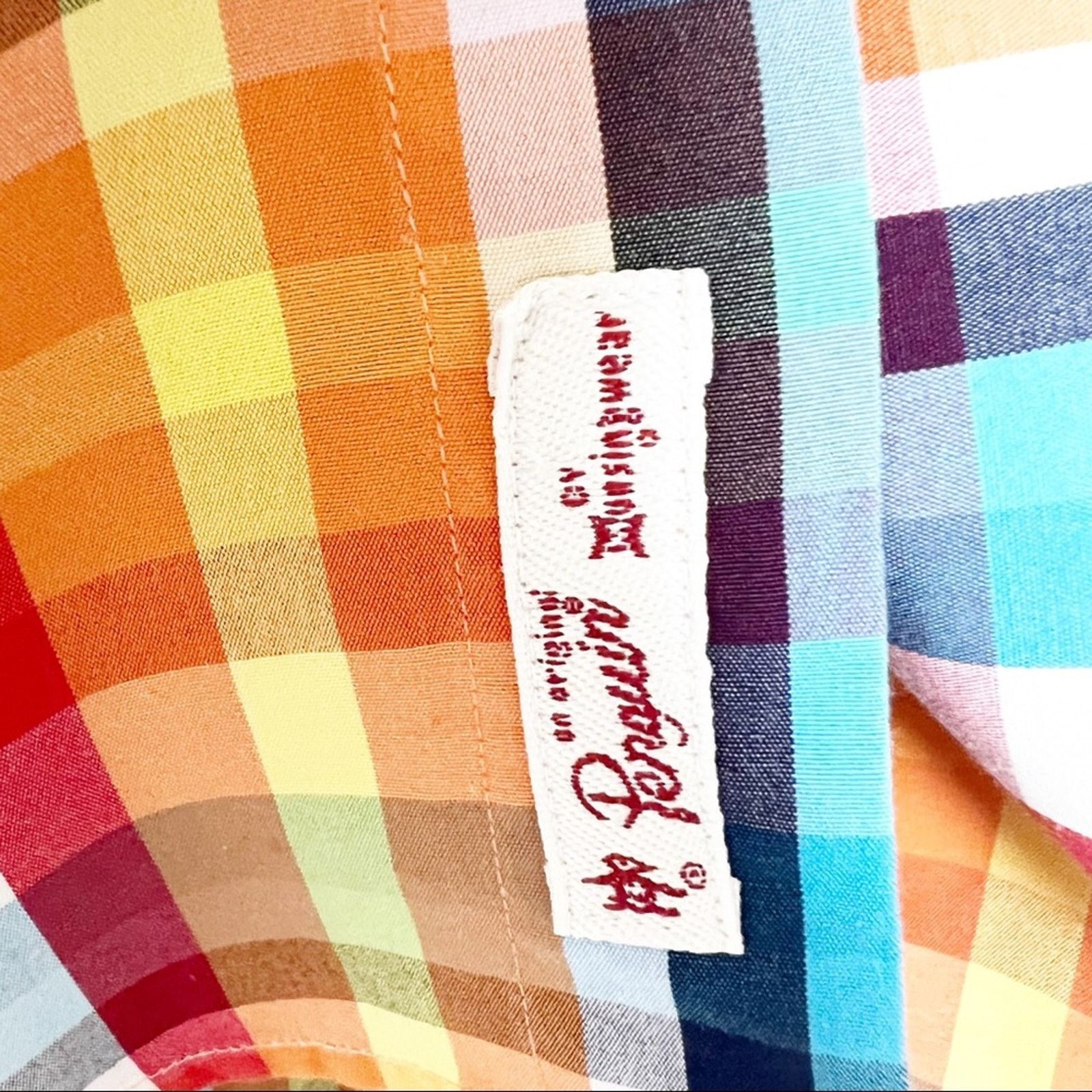 Original Penguin Penguin Bright Multi Check Button Up Shirt Men’s Size XL Size US XL / EU 56 / 4 - 10 Thumbnail