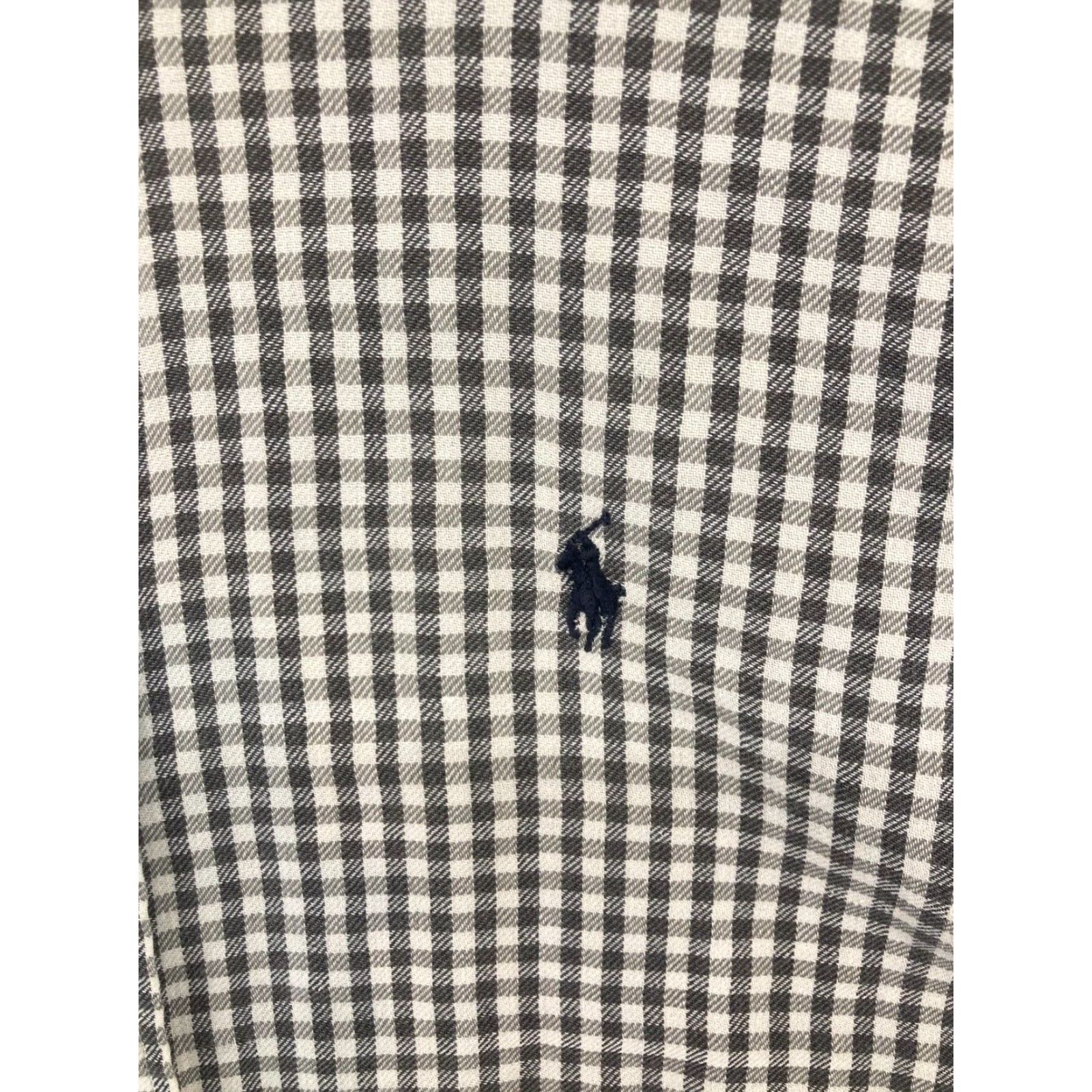 Ralph Lauren Ralph Lauren Mens Button-Up Shirt M Gray Blaire Cotton Size US M / EU 48-50 / 2 - 5 Thumbnail