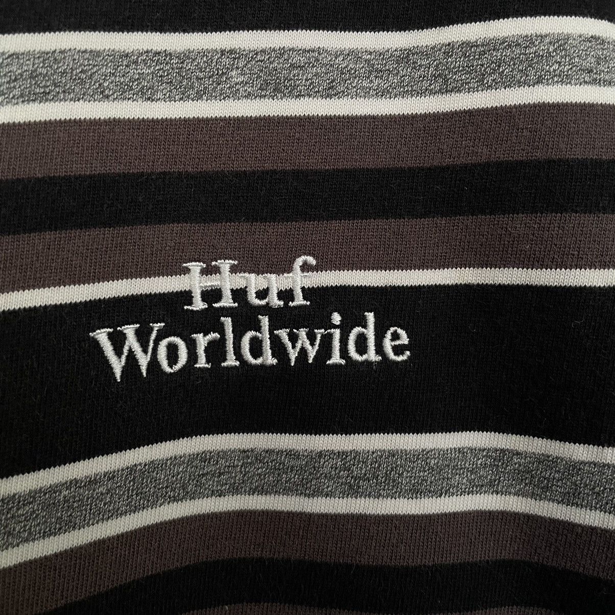 Huf HUF Worldwide Stripes Skater T Shirt Size US M / EU 48-50 / 2 - 2 Thumbnail