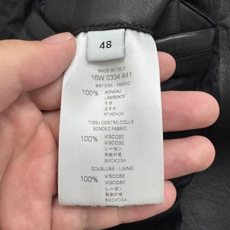 Givenchy Sise48 Sheepskin biker jacket