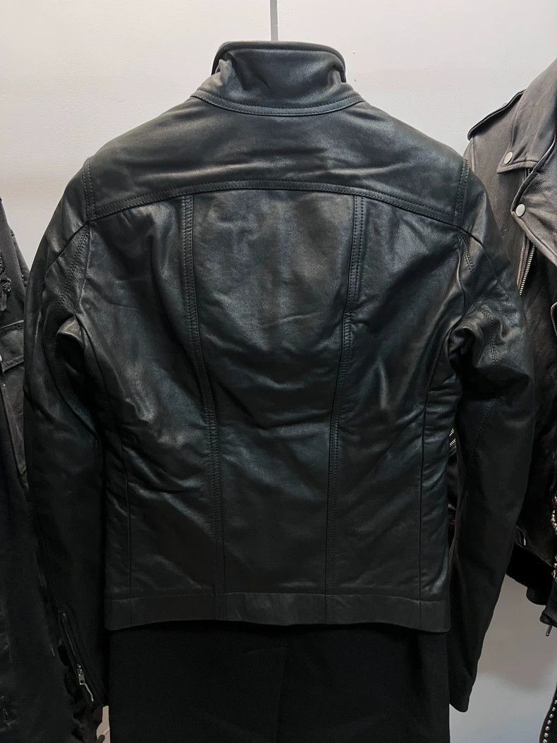 Rick Owens Rick Owens Leather Paneled Wool Coat-2508 Size US S / EU 44-46 / 1 - 6 Thumbnail