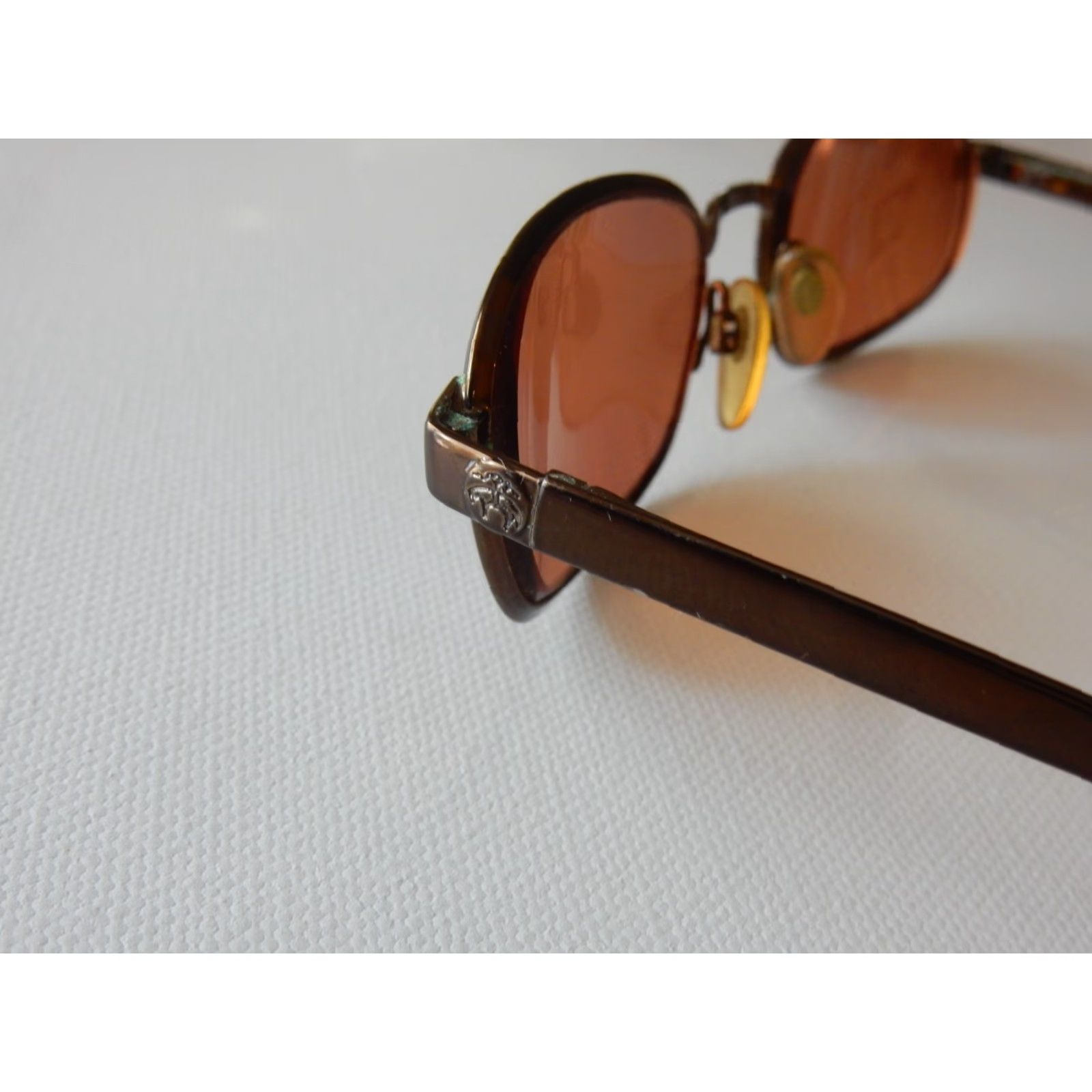 Brooks Brothers BROOKS BROTHERS Sunglasses FRAMES ONLY 55[]20 130 179-S 1120 Men Copper Frames Prescription/Magnified Scratch Small Returns Italy Sunglasses Mens Size ONE SIZE - 4 Thumbnail