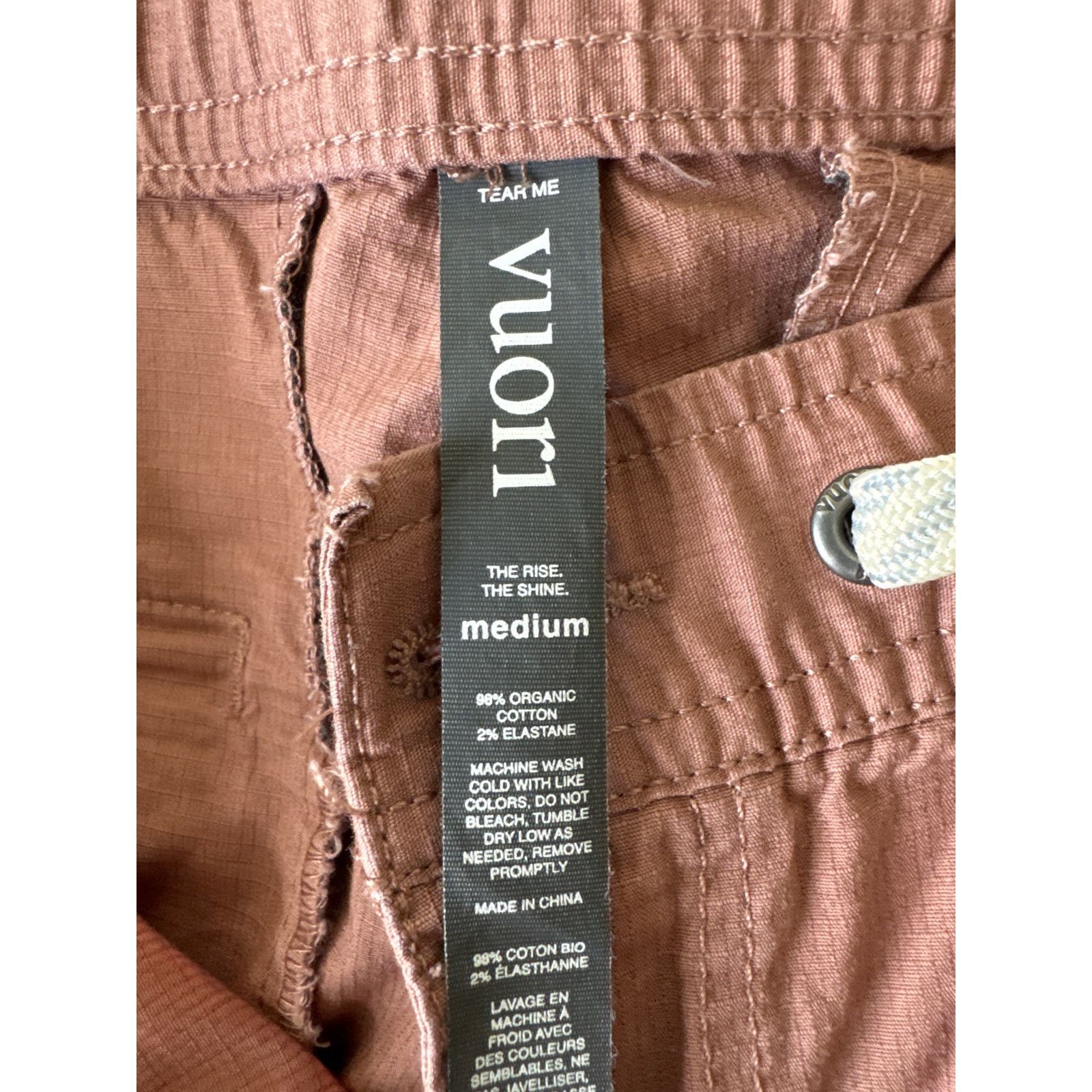 Vuori VUORI Ripstop Pant Medium Light Terracotta Style #VW401 Size 28" / US 6 / IT 42 - 3 Thumbnail