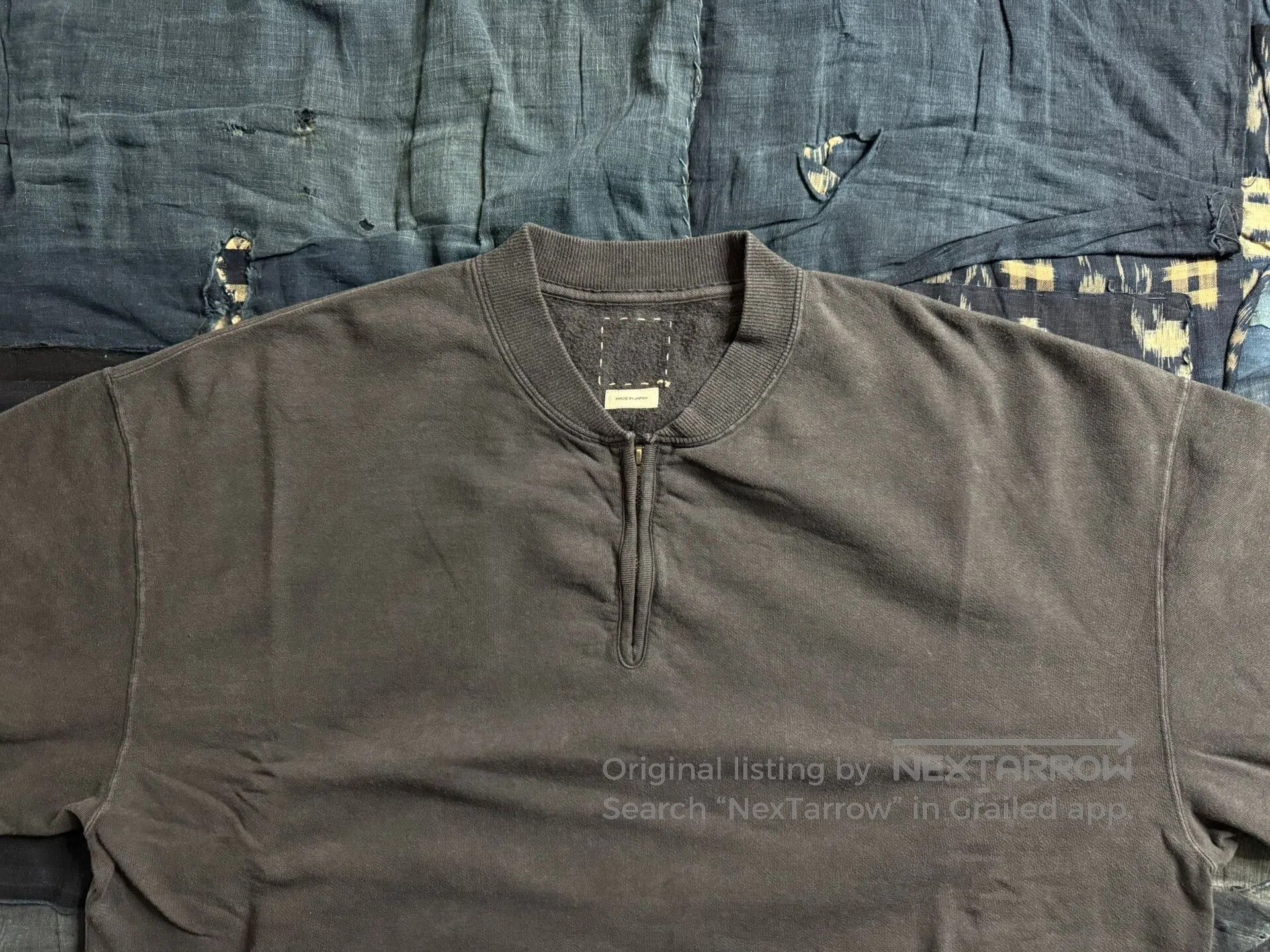 Visvim VISVIM 26SS MONDO HENLEY ZIP S/S DMGD. Size US M / EU 48-50 / 2 - 3 Thumbnail