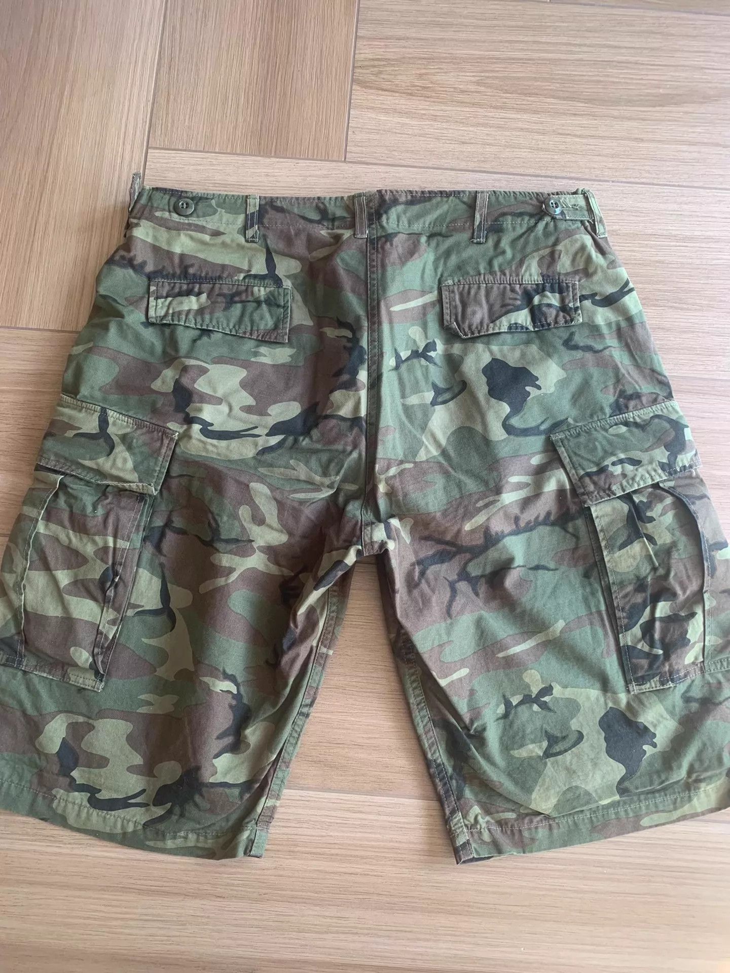 The Real McCoy's The Real McCoy's Camo Cotton Military Pocket Shorts XL Size US 36 / EU 52 - 2 Thumbnail