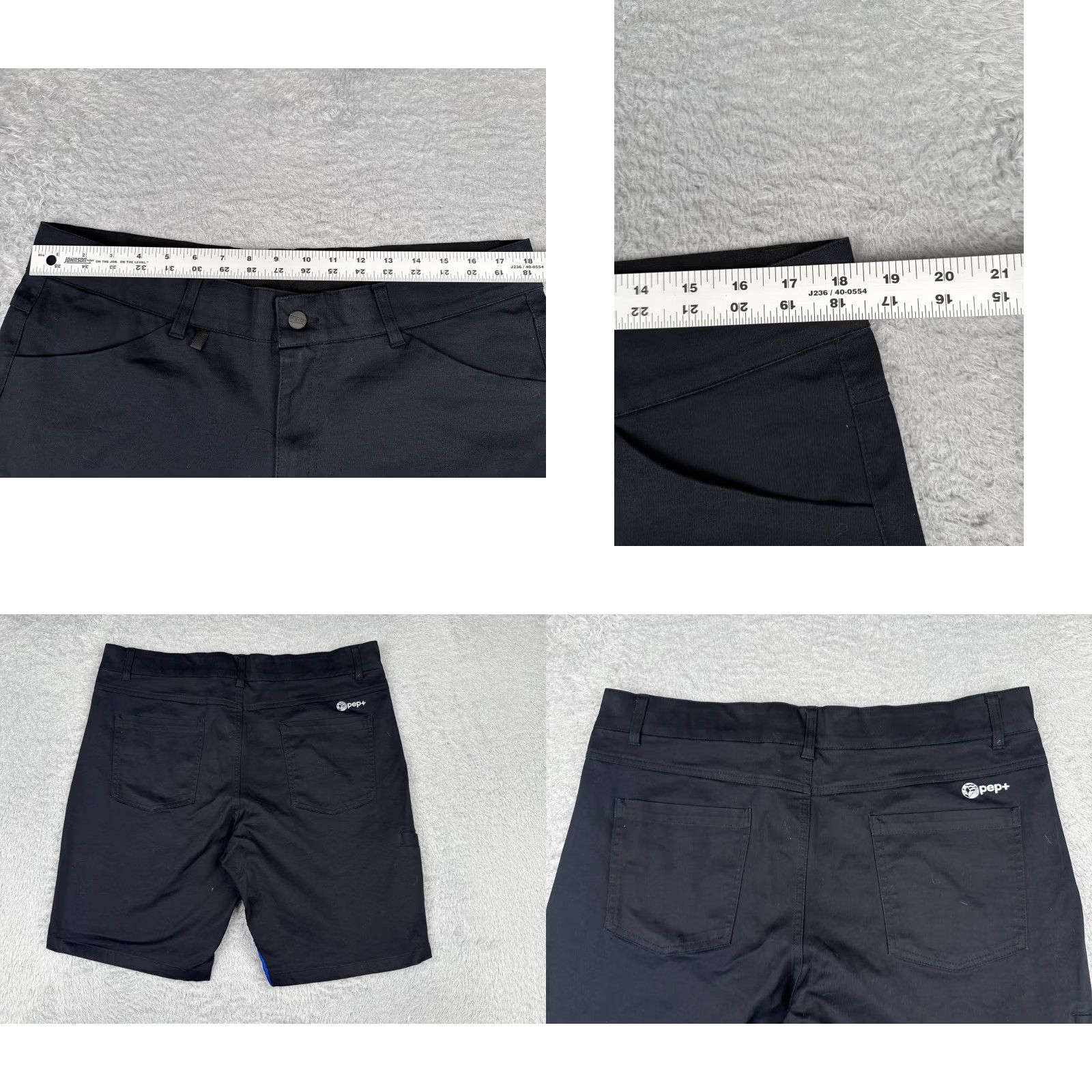Vintage VINTAGE Pepsi Shorts Men 38 Black Blue Pocket Work Uniform Cotton Blend PM-SHORT 38x10 Size US 38 / EU 54 - 9 Thumbnail