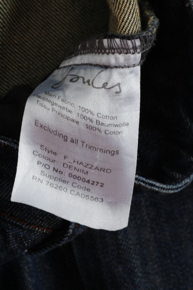 Vintage Joules Womens 14 L Jeans Trousers Navy Denim 2813 Size 32" / US 10 / IT 46 - 4 Thumbnail