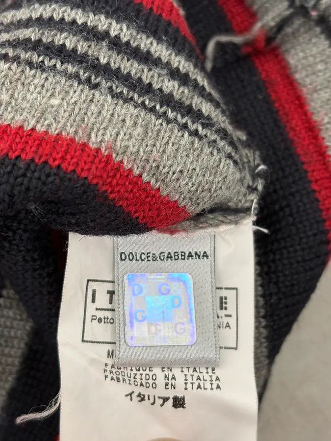Dolce & Gabbana AW2006 Dolce & Gabbana Multi-Color Striped Wool Turtleneck Sweater Size US S / EU 44-46 / 1 - 11 Thumbnail