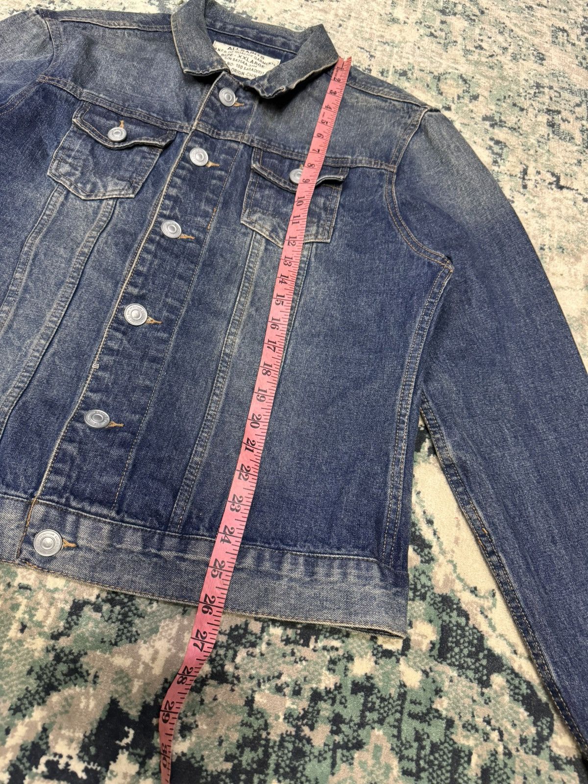 Allsaints ALLSAINTS STONE WASHED DENIM JACKET Size US L / EU 52-54 / 3 - 7 Thumbnail