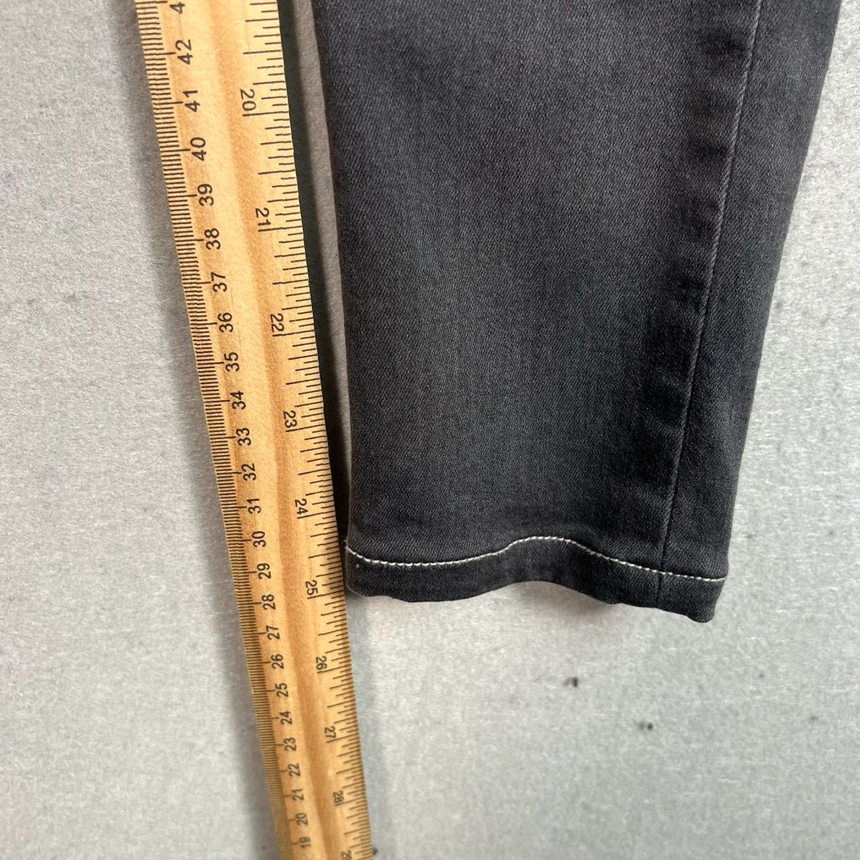 Rag & Bone VINTAGE rag & bone Jeans Womens 27 Black Wash Skinny Cotton Blend Size 27" / US 4 / IT 40 - 4 Thumbnail