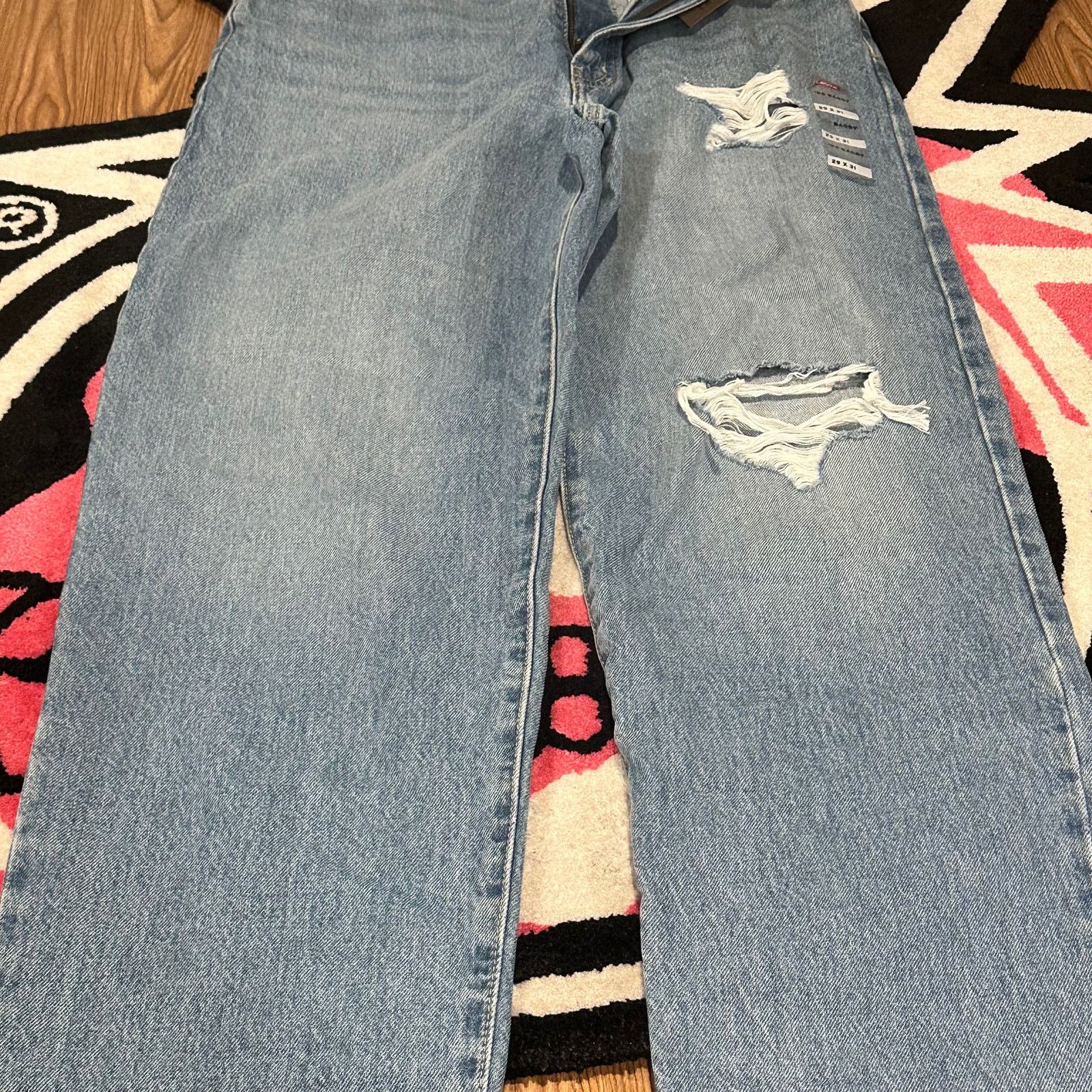 Levi's Levi’s® 94 Baggy Distressed Jeans – Size 29 – As Pictured Size 29" - 11 Thumbnail