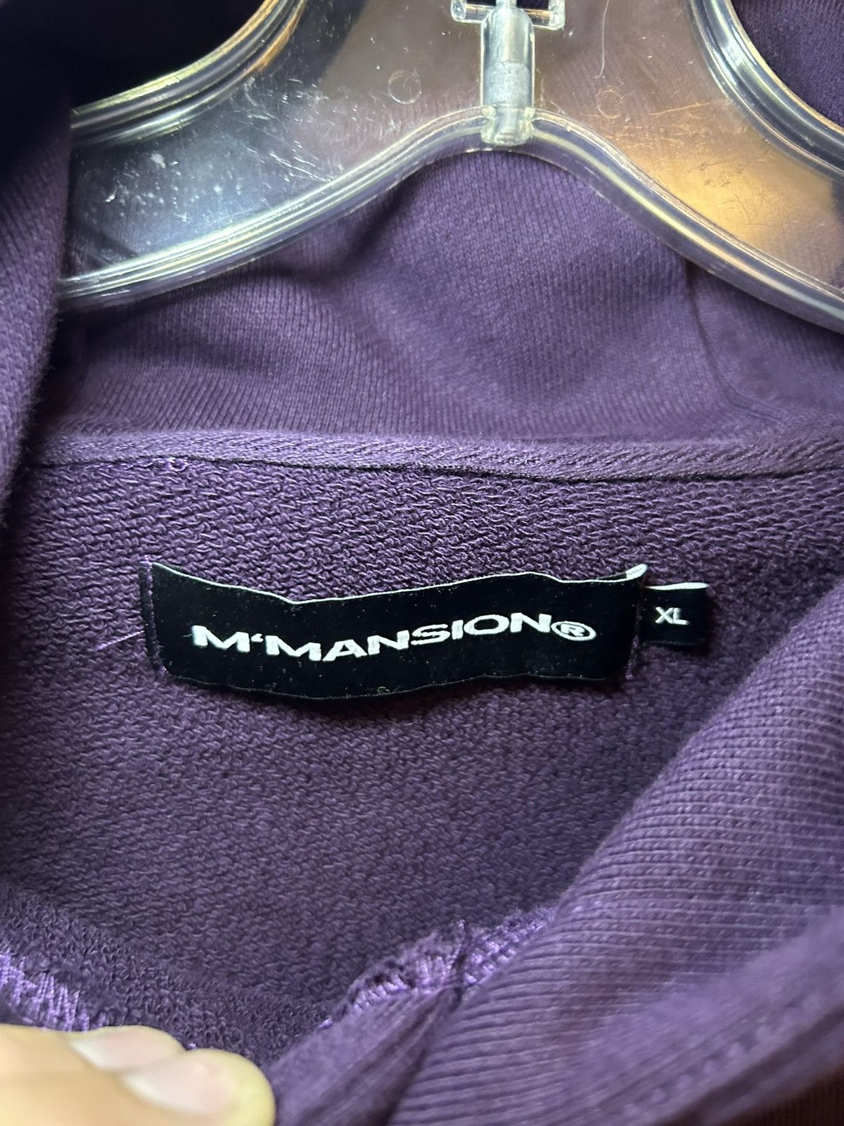 Designer Moonlight Mansion “archives” cropped boxy pullover hoodie Size US XL / EU 56 / 4 - 3 Thumbnail