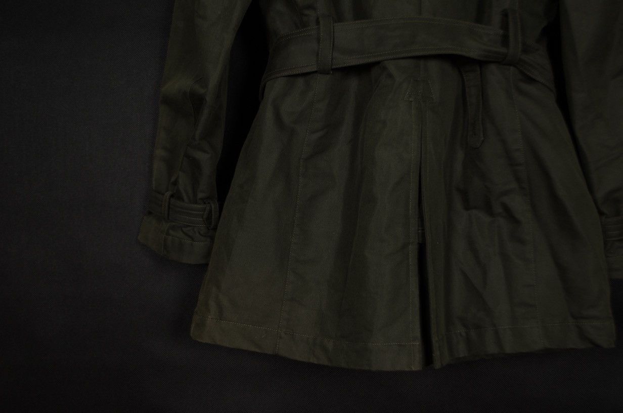Ermenegildo Zegna Ermenegildo Zegna Olive Heavy Trench Coat Jacket Size US M / EU 48-50 / 2 - 13 Thumbnail