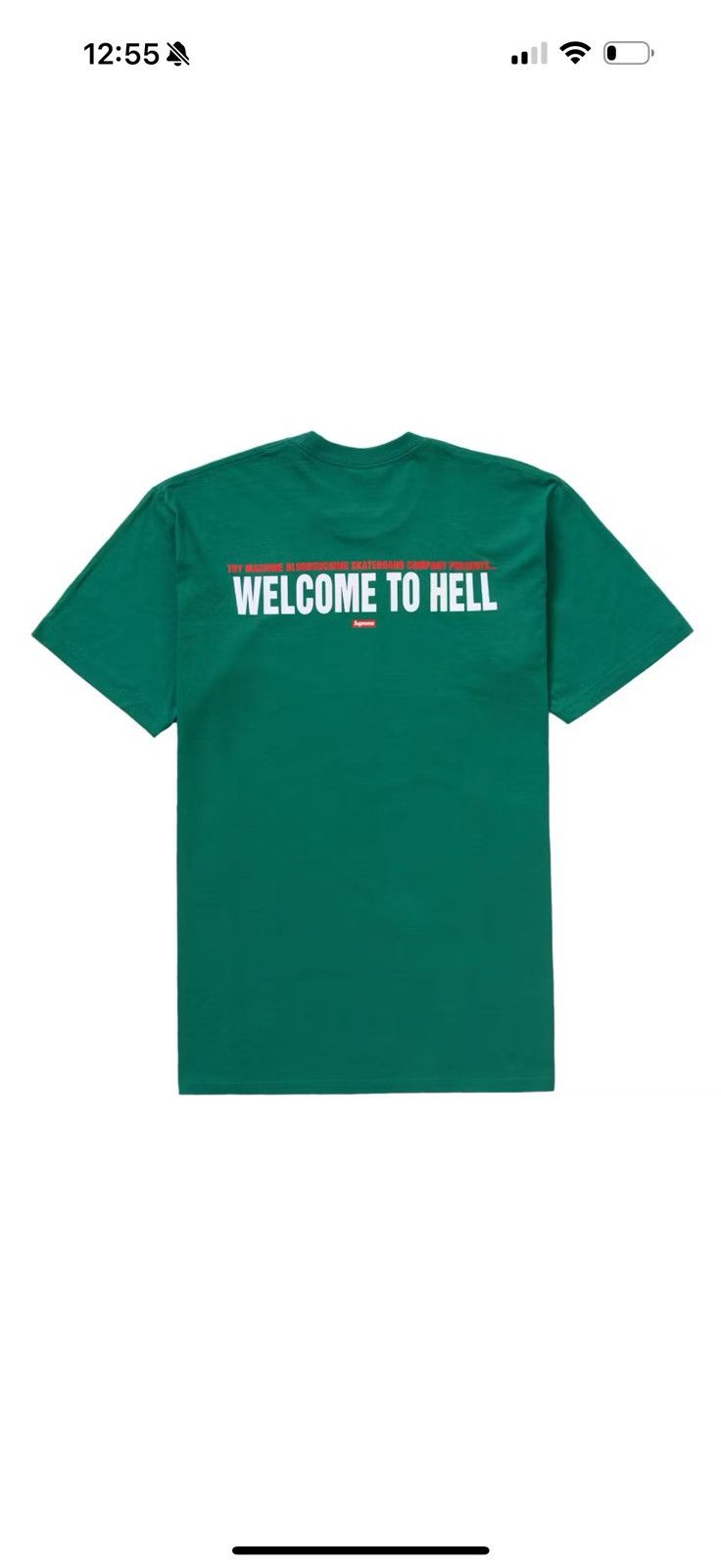Supreme SS24 Supreme Welcome To Hell Tee Size US XXL / EU 58 / 5 - 2 Thumbnail