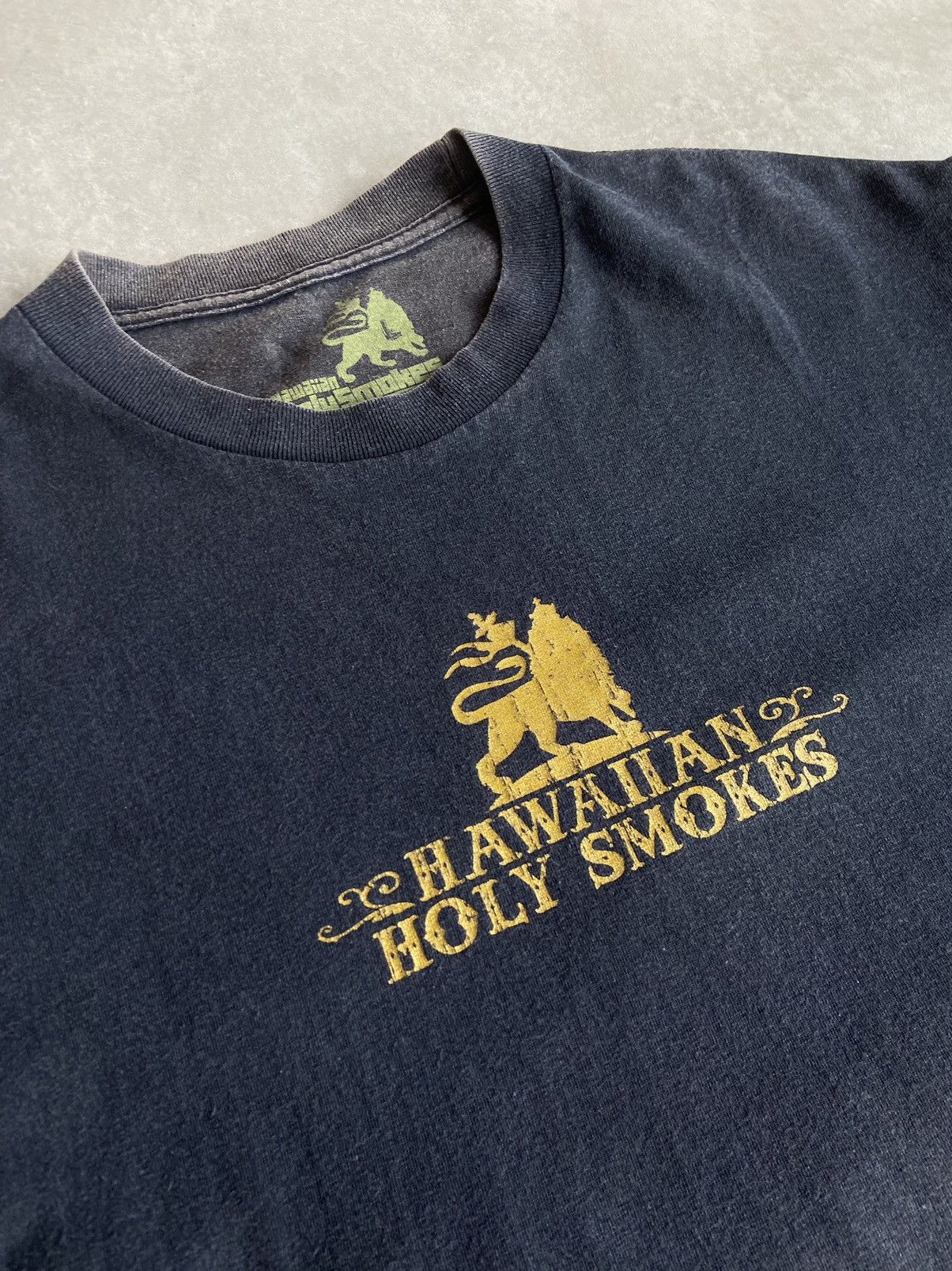 Band Tees × Vintage Vintage Hawaiian Holy Smoke Bob Marley T Shirt Size US L / EU 52-54 / 3 - 2 Thumbnail