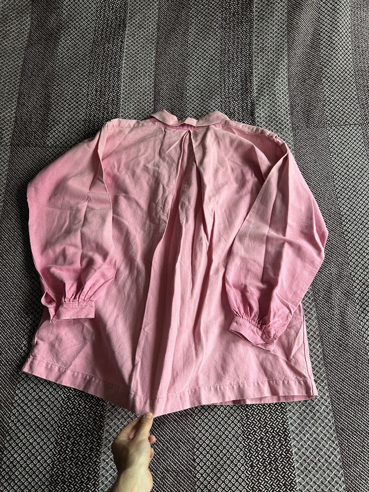 Japanese Brand × Vintage Vintage 70s Heavy Workwear Shirt Polo Manufacture Faded Size US XXL / EU 58 / 5 - 9 Thumbnail