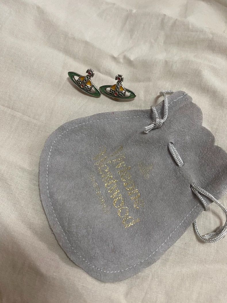 Vivienne Westwood Vivienne Westwood Vintage Stud Earrings S925 Sterling Silv Size ONE SIZE - 8 Thumbnail