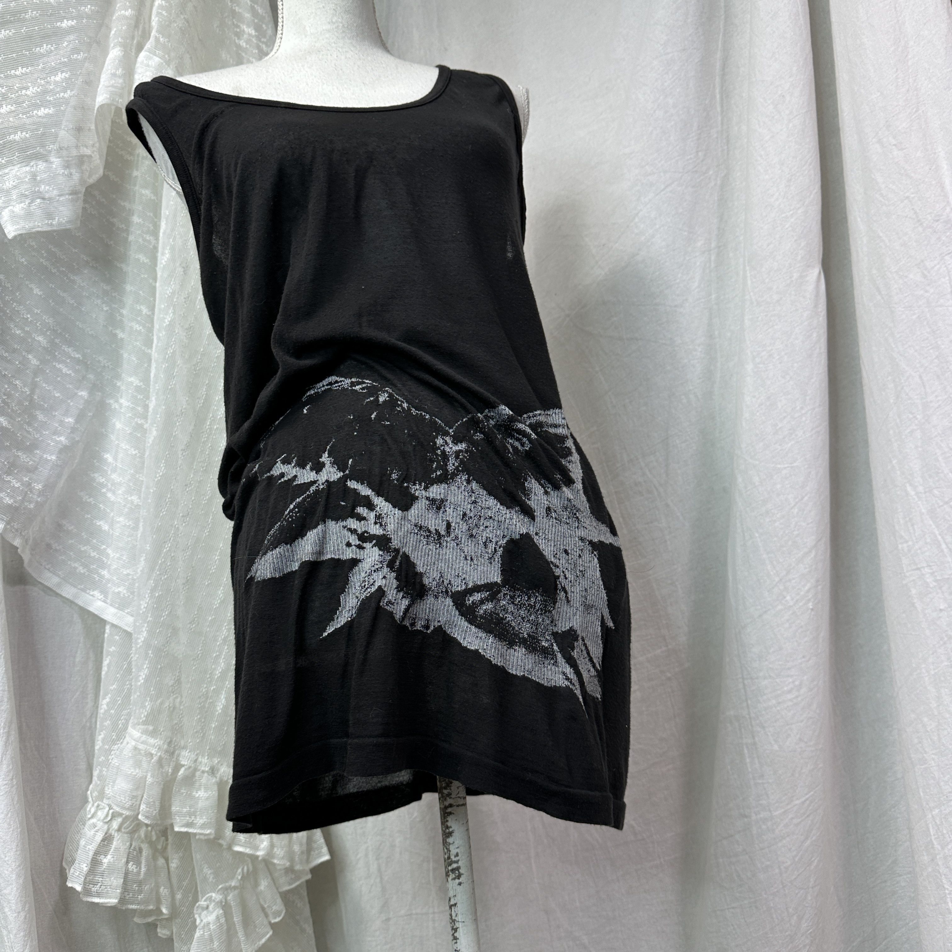 Vintage Vintage Ann Demeulemeester Embroidered Birds 2010s Top Y2K Size M / US 6-8 / IT 42-44 - 10 Thumbnail