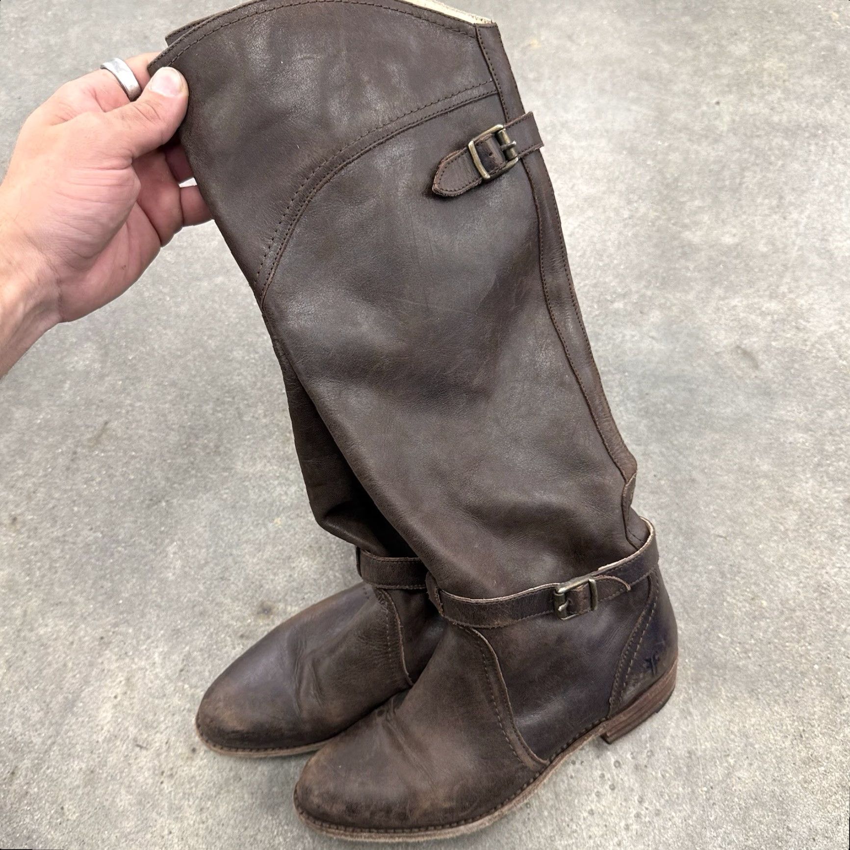 Frye **Frye Womens Dark Brown Dorado Riding Boots Sz 5.5 Leather** User: Frye Womens Dark Brown Dorado Riding Boots Sz 5.5 Leather Size US 6 / IT 36 - 4 Thumbnail