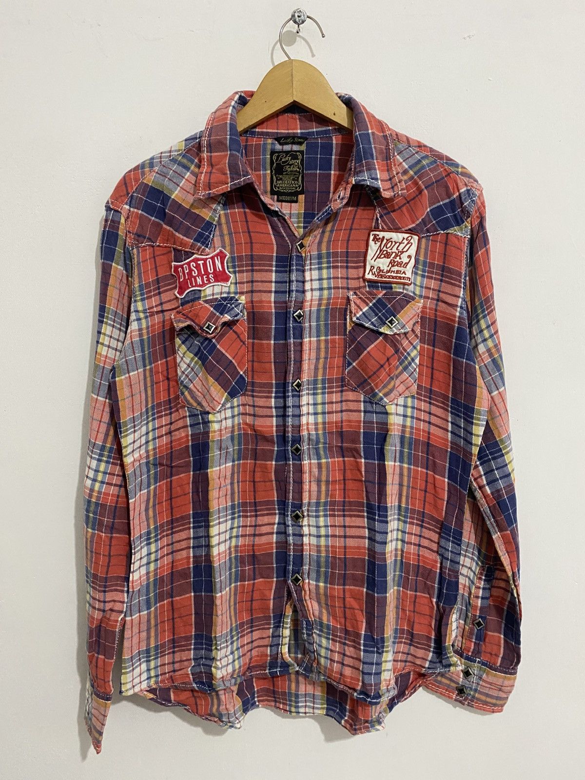 If Six Was Nine × Japanese Brand × Le Grande Bleu (L.G.B.) Japanese flannel patch styled kmrii goa Size US M / EU 48-50 / 2 - 1 Thumbnail