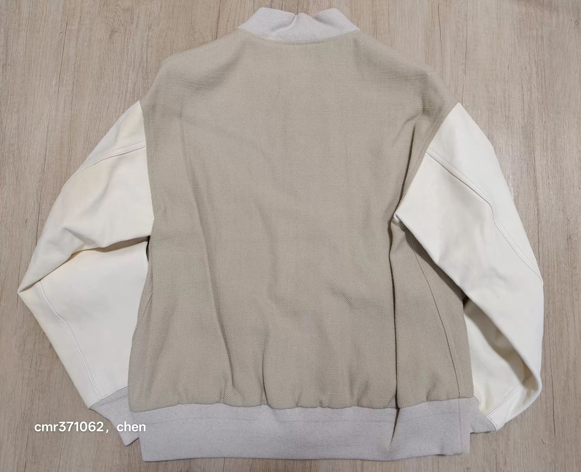 Visvim VISVIM 20AW VARSITY SB JKT Beige 3 (Wool/Leather) Size US L / EU 52-54 / 3 - 7 Thumbnail