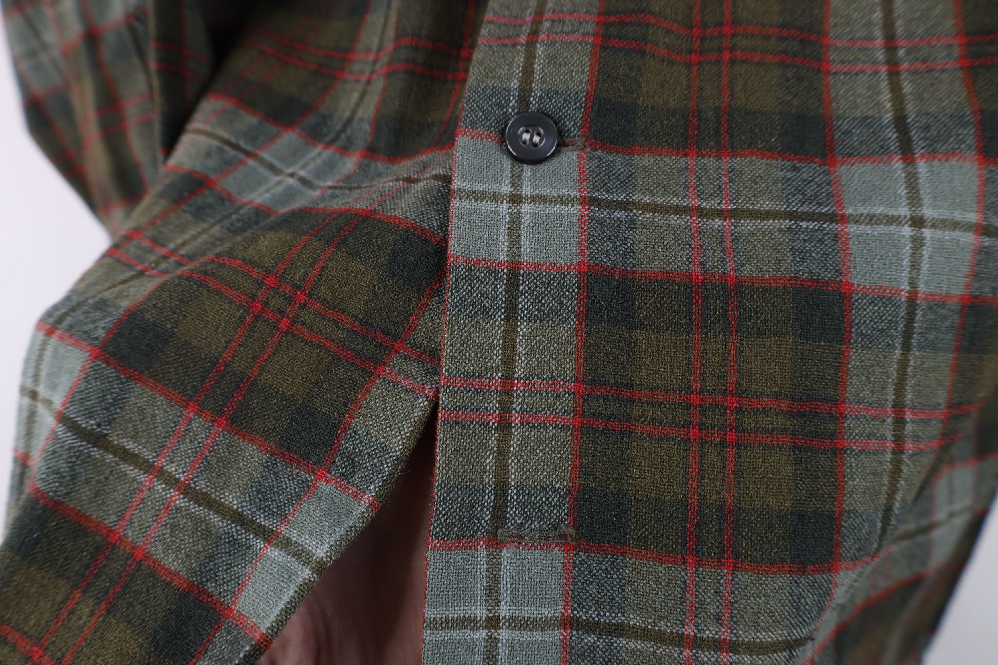 Vintage Vintage 50s Rockabilly Wool Board Button Shirt Plaid USA Size US M / EU 48-50 / 2 - 5 Thumbnail