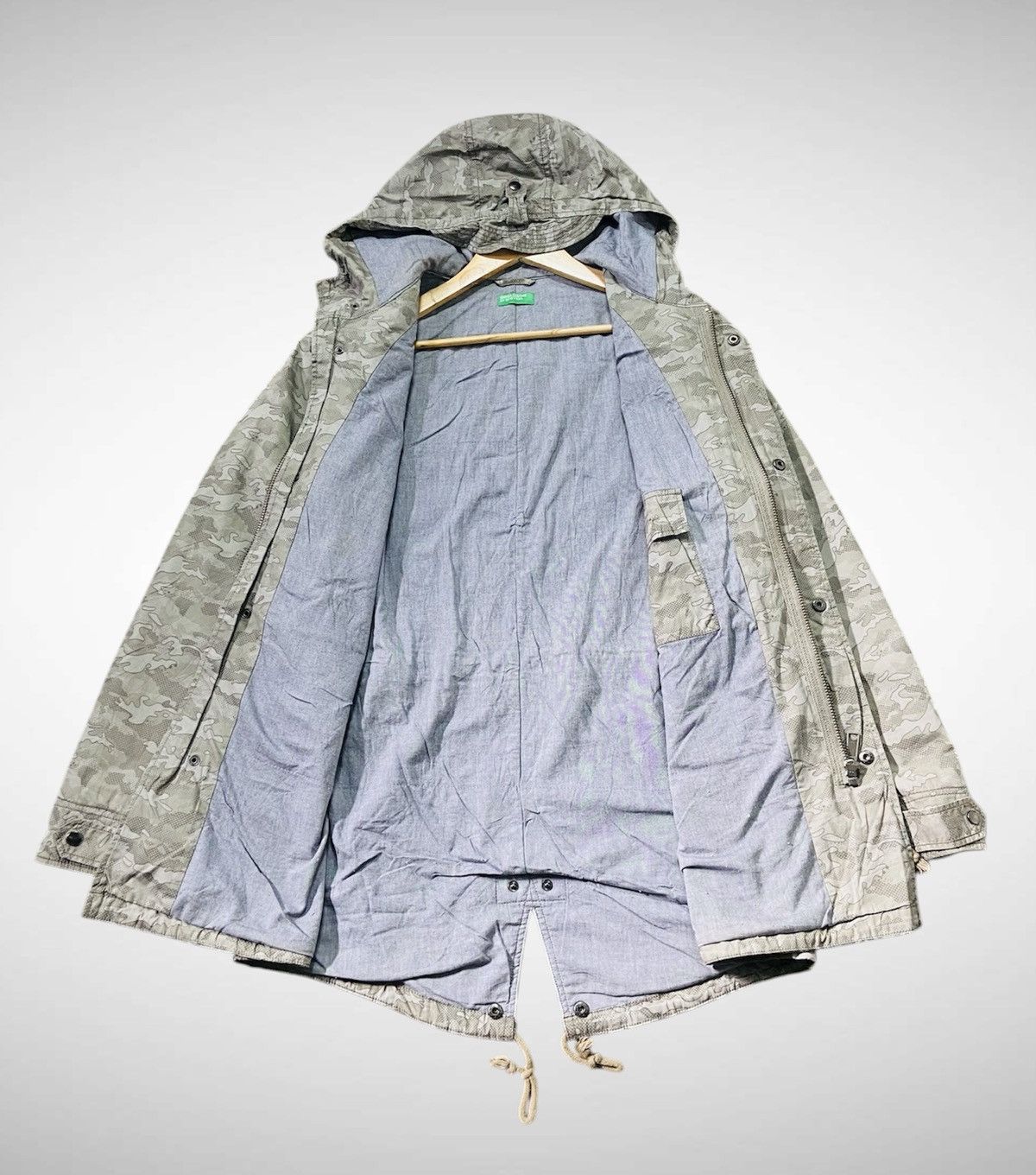 United Colors Of Benetton United Color of Benetton Camo Parka Size US L / EU 52-54 / 3 - 3 Thumbnail