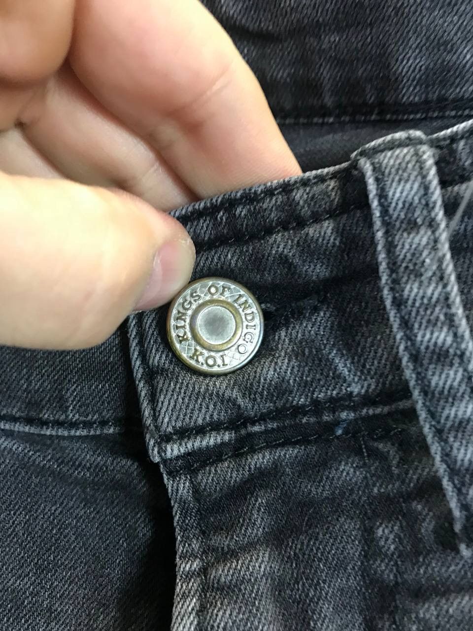 Vintage KOI Kings of Indigo jeans Size US 30 / EU 46 - 4 Thumbnail