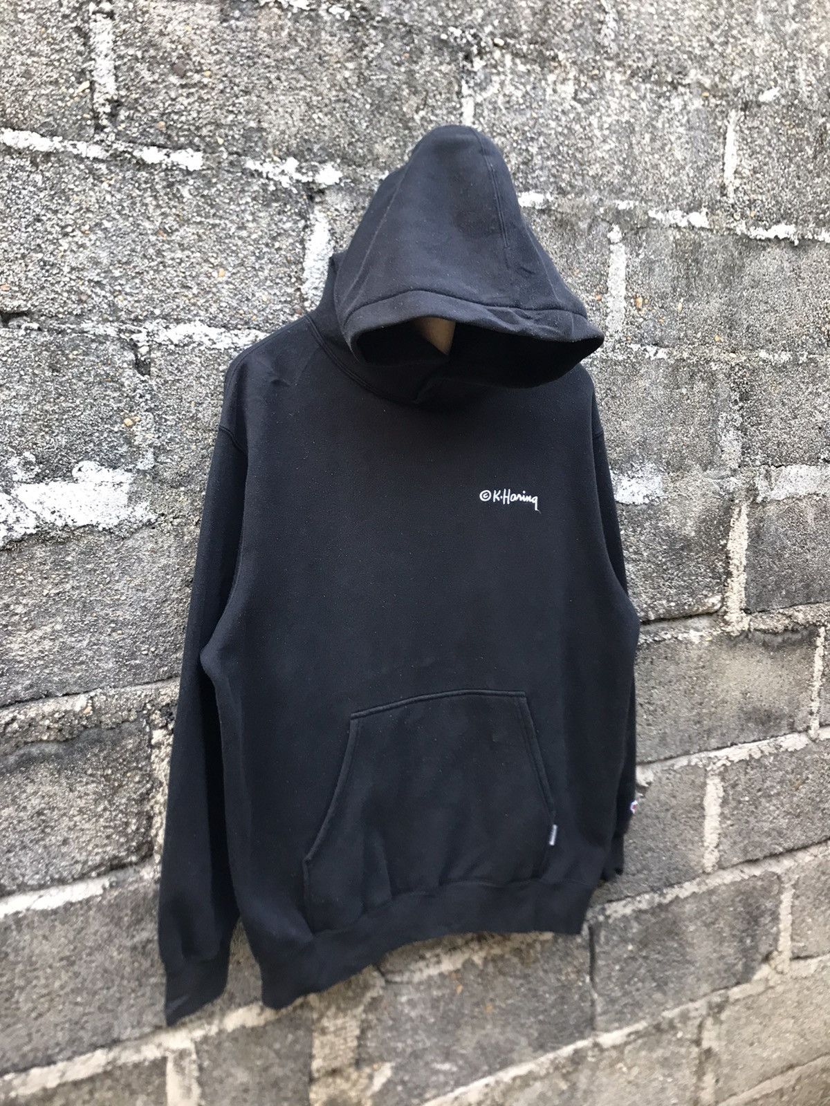 Keith Haring ⚡️Vintage Art Keith Haring Hooded Sweatshirt Size US L / EU 52-54 / 3 - 3 Thumbnail