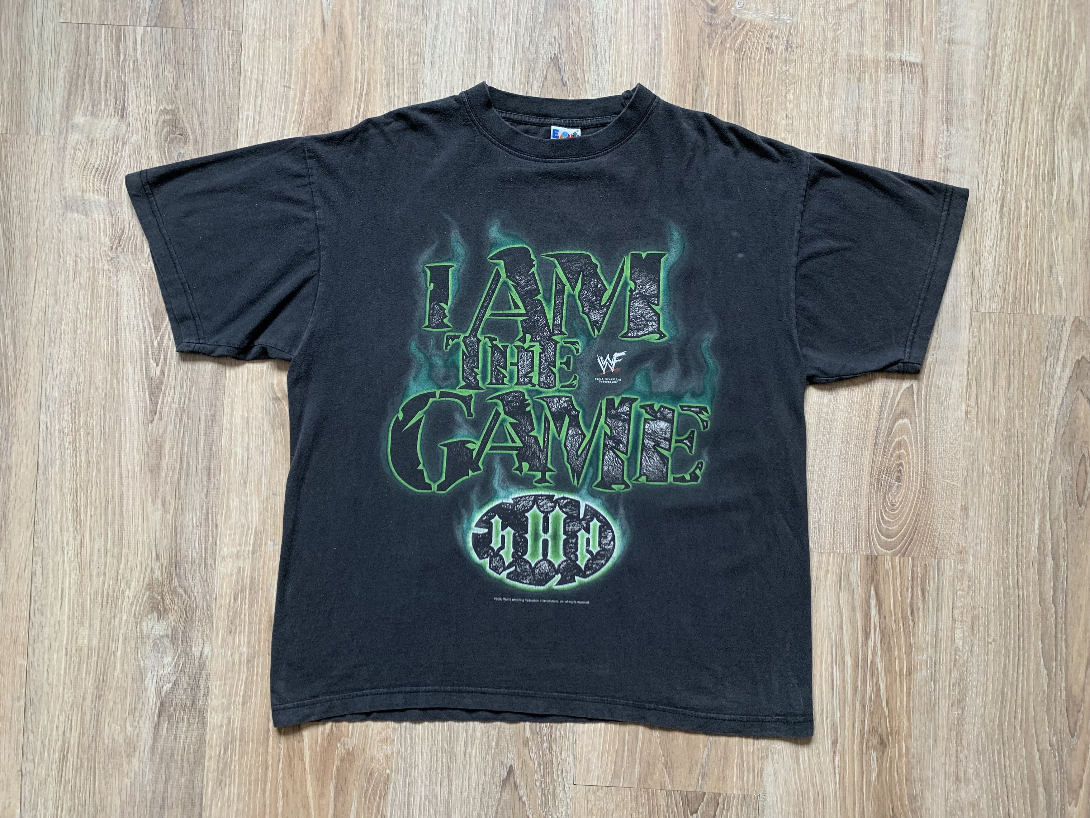 WWE VINTAGE SHIRT 2000 I AM THE GAME TRIPLE H T-SHIRT WWE VINTAGE SHIRT 2000 I AM THE GAME TRIPLE H T-SHIRT