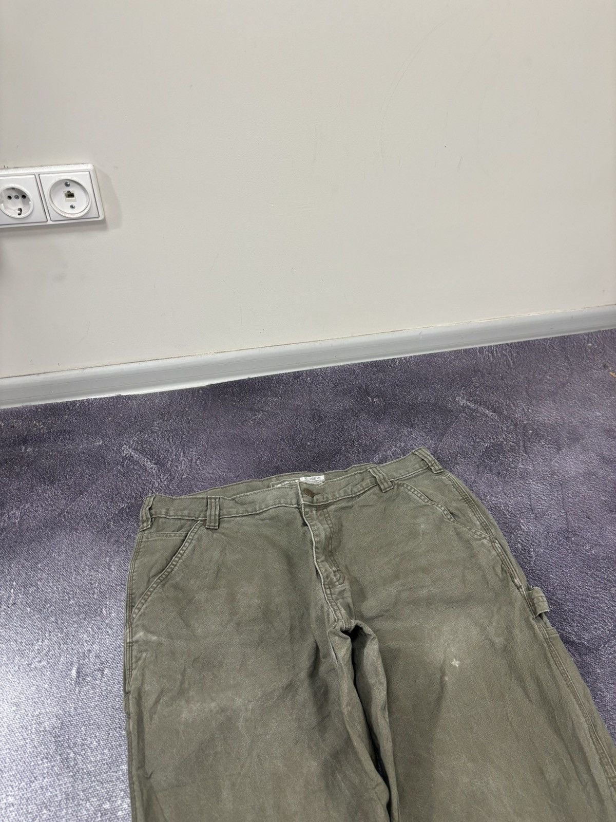 Carhartt Vintage Carhartt Rugged Flex Olive Utility Work Baggy Pants Size US 36 / EU 52 - 10 Thumbnail