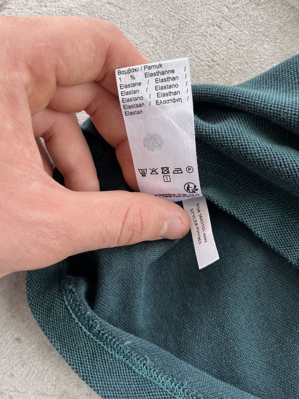 Lacoste Vintage Lacoste Rugby Shirt Green Minimalist Small Logo Y2K Size US XXL / EU 58 / 5 - 17 Thumbnail