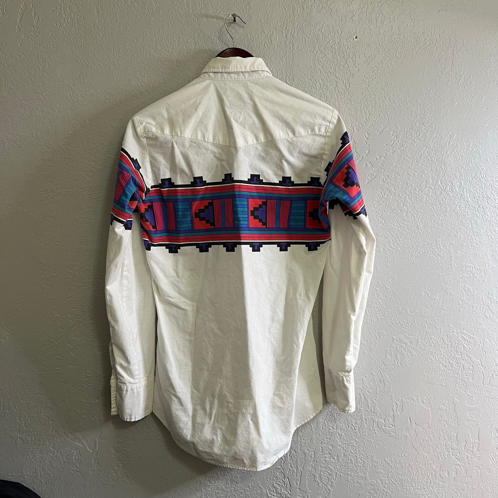 Vintage VTG Roper Western Shirt Mens M Aztec Cowboy Western 90s USA Size US M / EU 48-50 / 2 - 3 Thumbnail