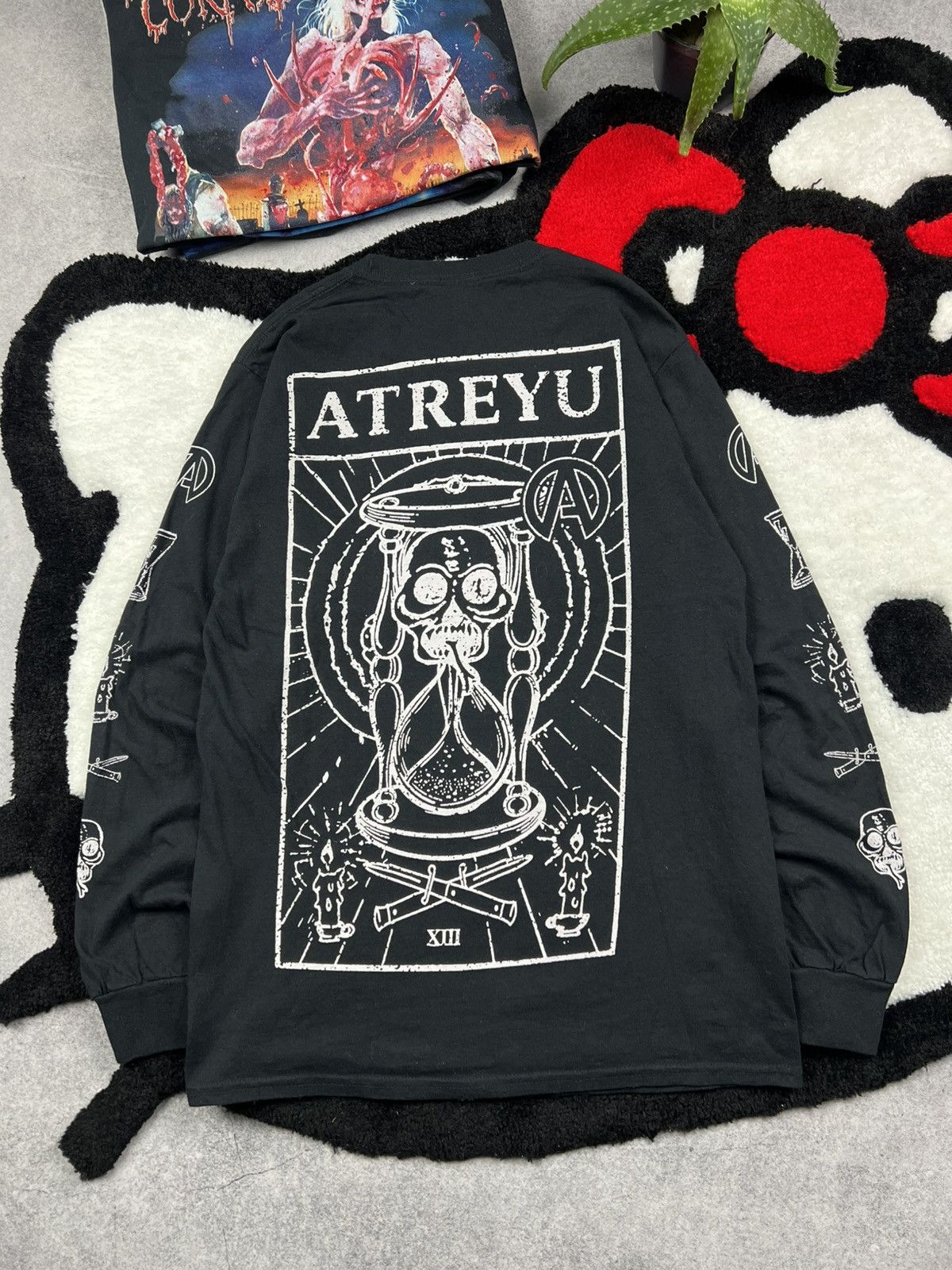 Band Tees Vintage Atreyu Rhinestones Skulls Grunge Y2K Long Sleeve Size US S / EU 44-46 / 1 - 1 Thumbnail